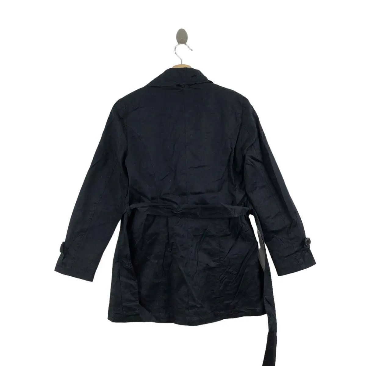 Vintage Vtg DEZERT FEMME JAPAN Mode Pour Peacoat Trench Coat Jacket Size S / US 4 / IT 40 - 4 Thumbnail