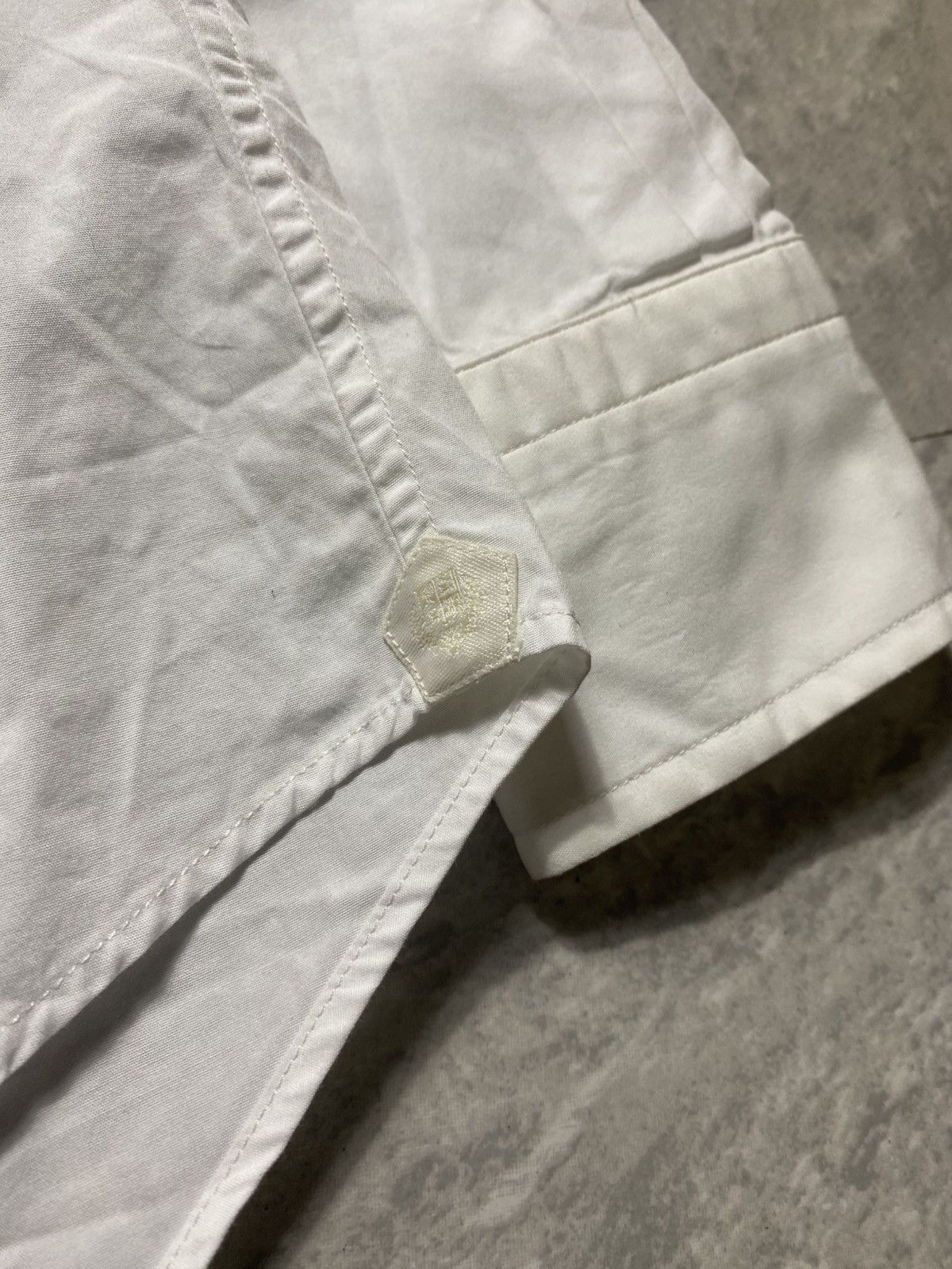 Loro Piana LORO PIANA ANDRE COTTON SHIRT OPTICAL WHITE Size US S / EU 44-46 / 1 - 6 Thumbnail