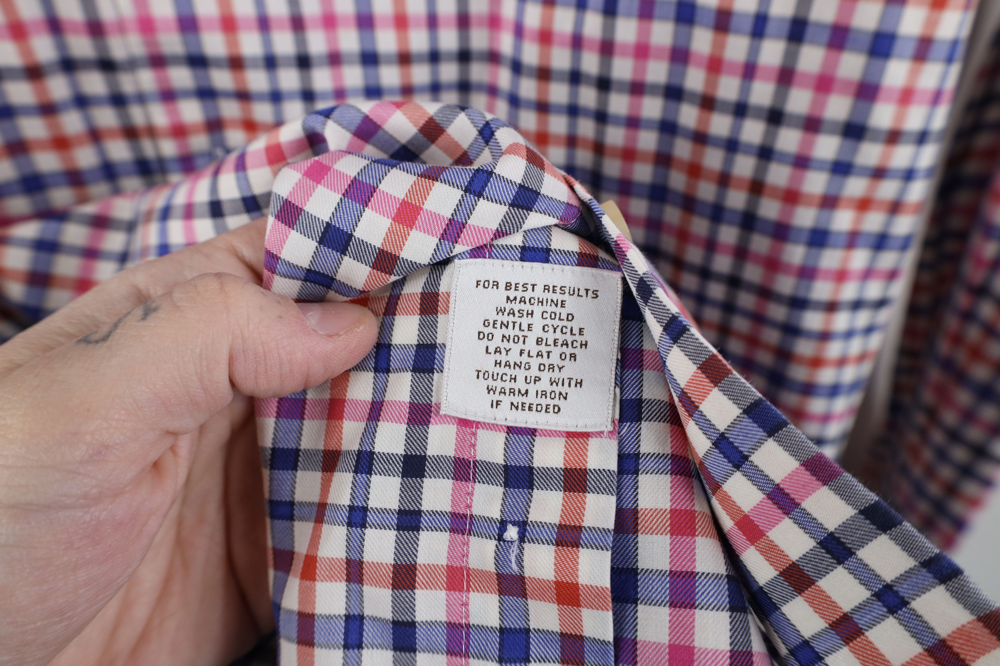 Peter Millar × Vintage Peter Millar Collared Button Down Shirt Rainbow Plaid Size US M / EU 48-50 / 2 - 4 Thumbnail