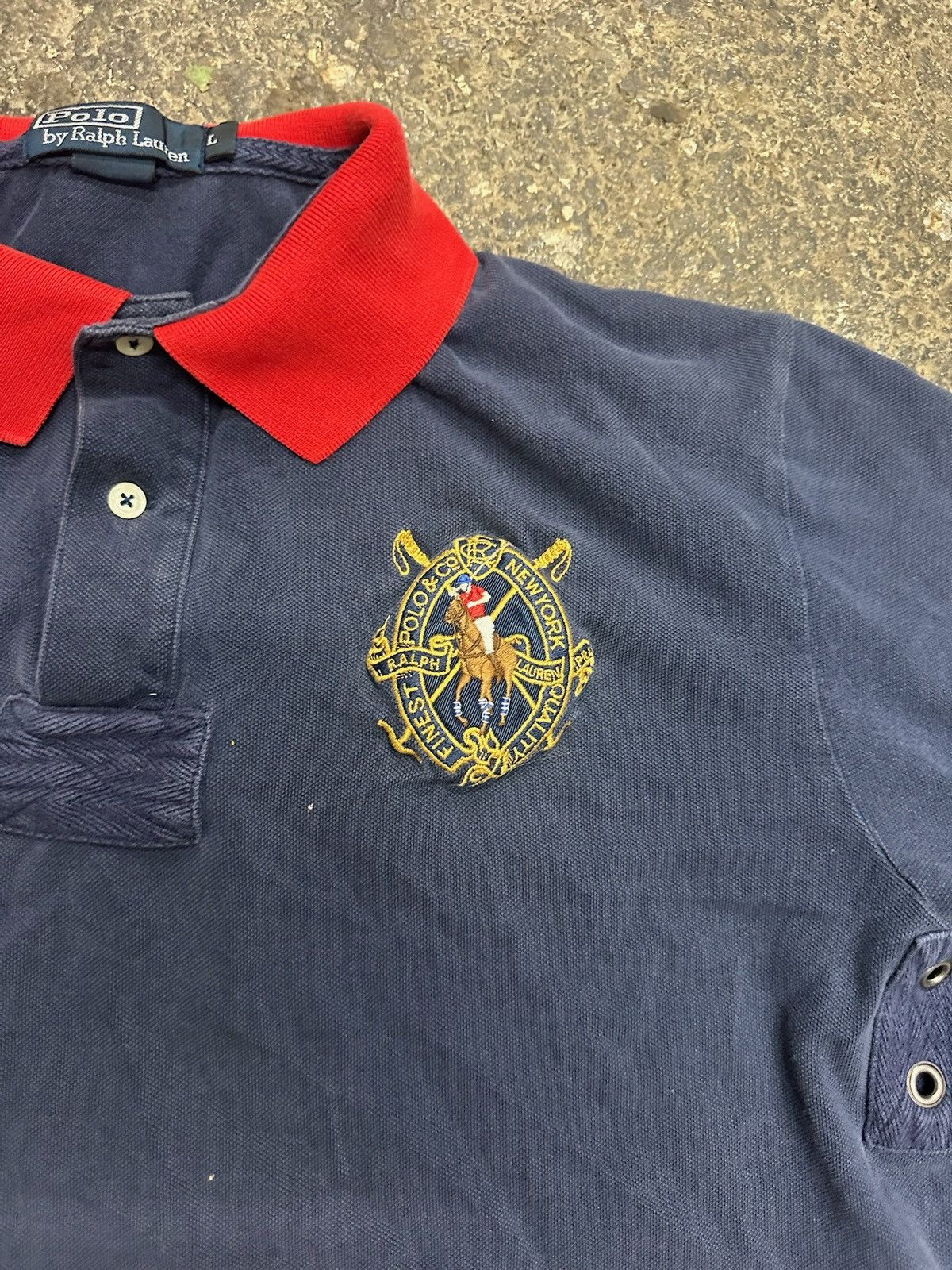 Polo Ralph Lauren Y2K polo Ralph Lauren NY rugby polo Size US L / EU 52-54 / 3 - 3 Thumbnail