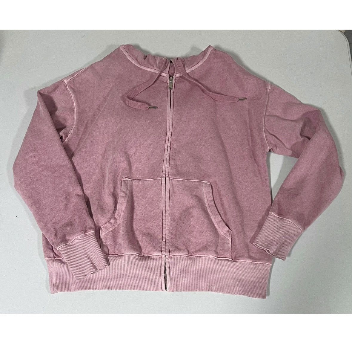 Vintage Pink Mauve Zipper Sweater Sweatshirt Hoodie Outerwear XS 🎀✨ Size US XS / EU 42 / 0 - 1 Thumbnail