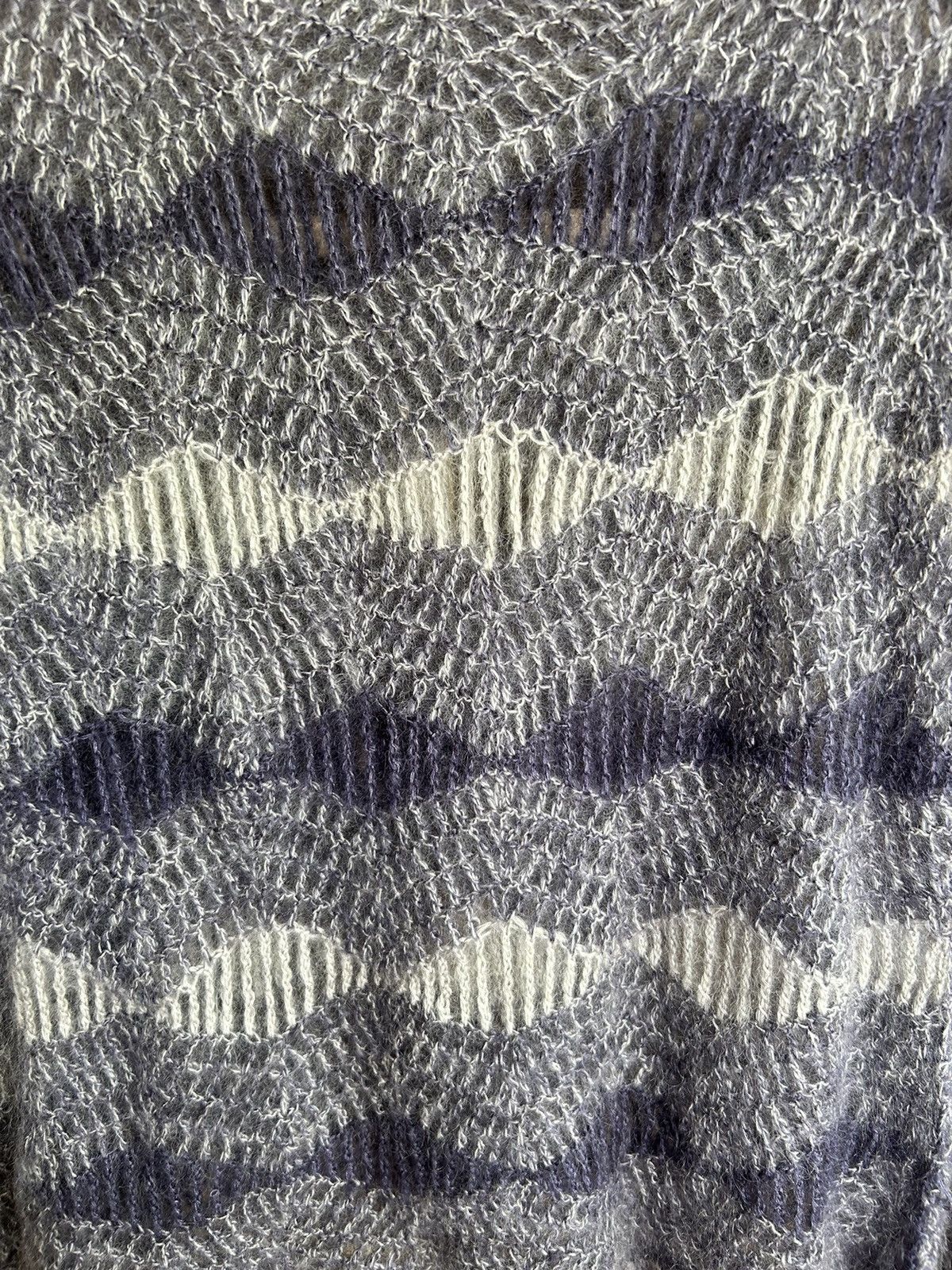 Beauty Beast × Japanese Brand Japanese Unknow Open Fishnet Grunge Fluzzy Knitted Size US M / EU 48-50 / 2 - 4 Thumbnail