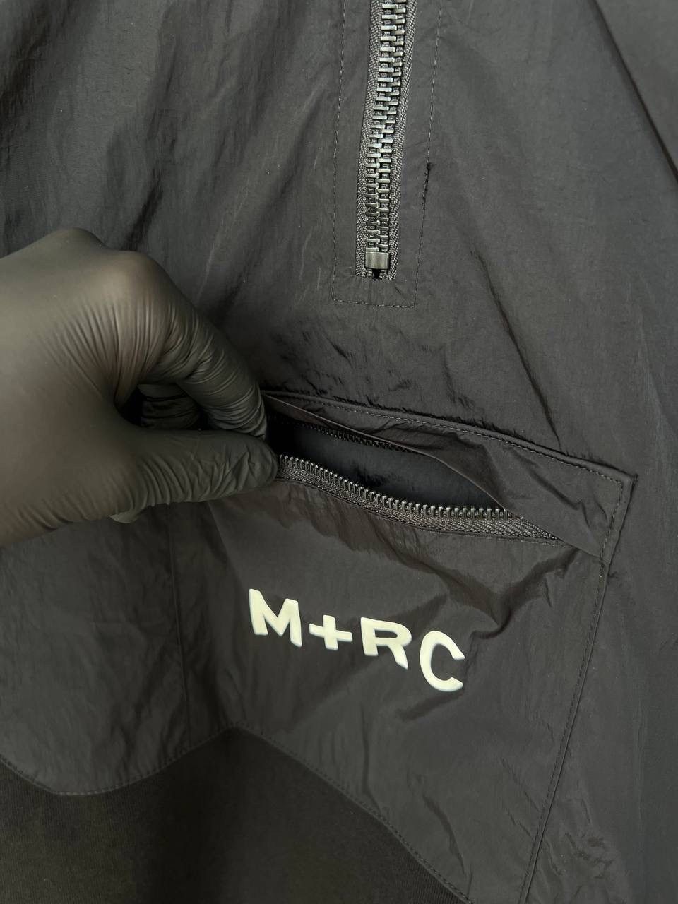 M+Rc Noir M+RC Noir Half-Zip Jacket Mens Size L Rip Off Sweater Anorak Size US L / EU 52-54 / 3 - 9 Thumbnail