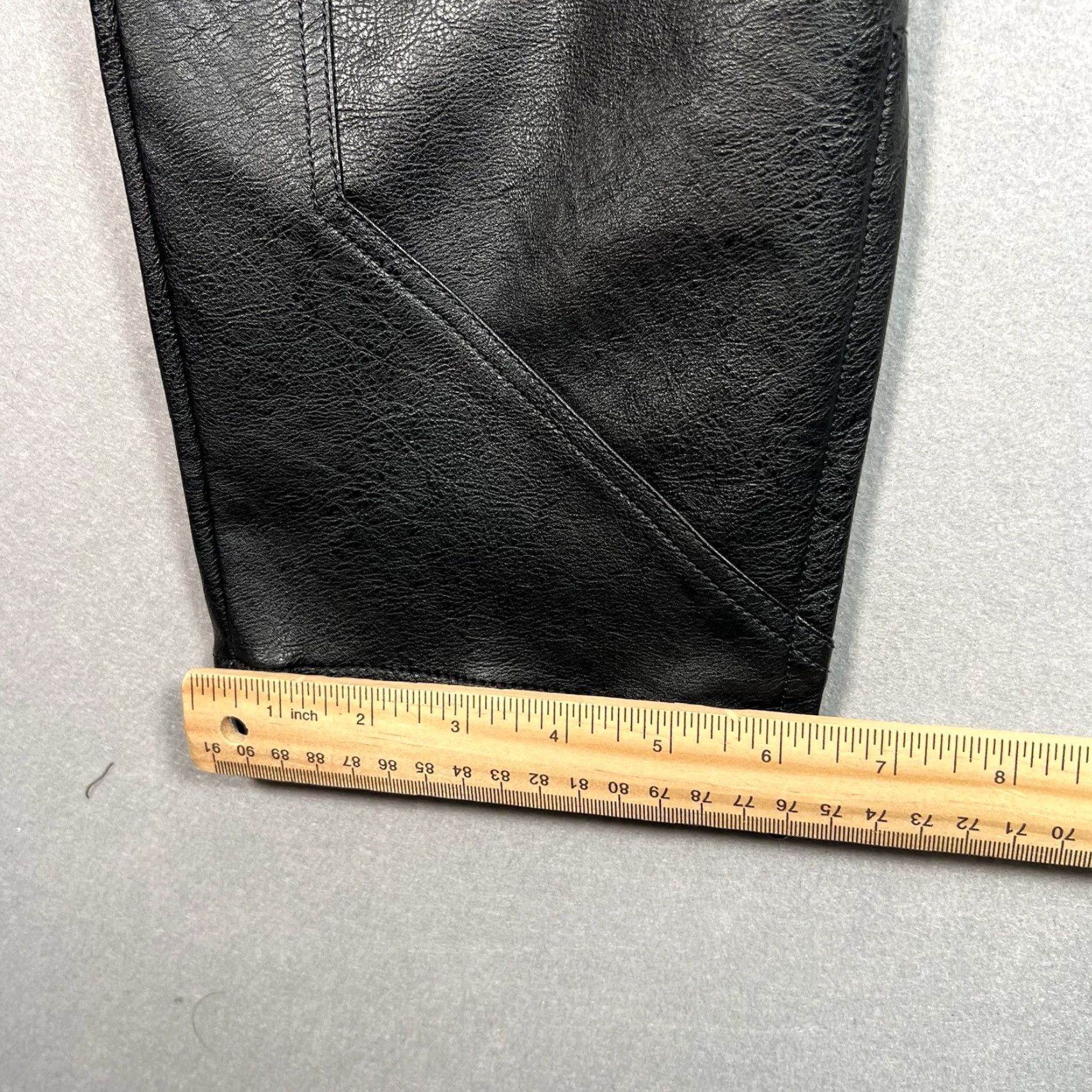 CLOT NWT! Standard Cloth Pants Womens XS Black Faux Leather Biker Ankle Zip Size 26" / US 2 / IT 38 - 5 Thumbnail