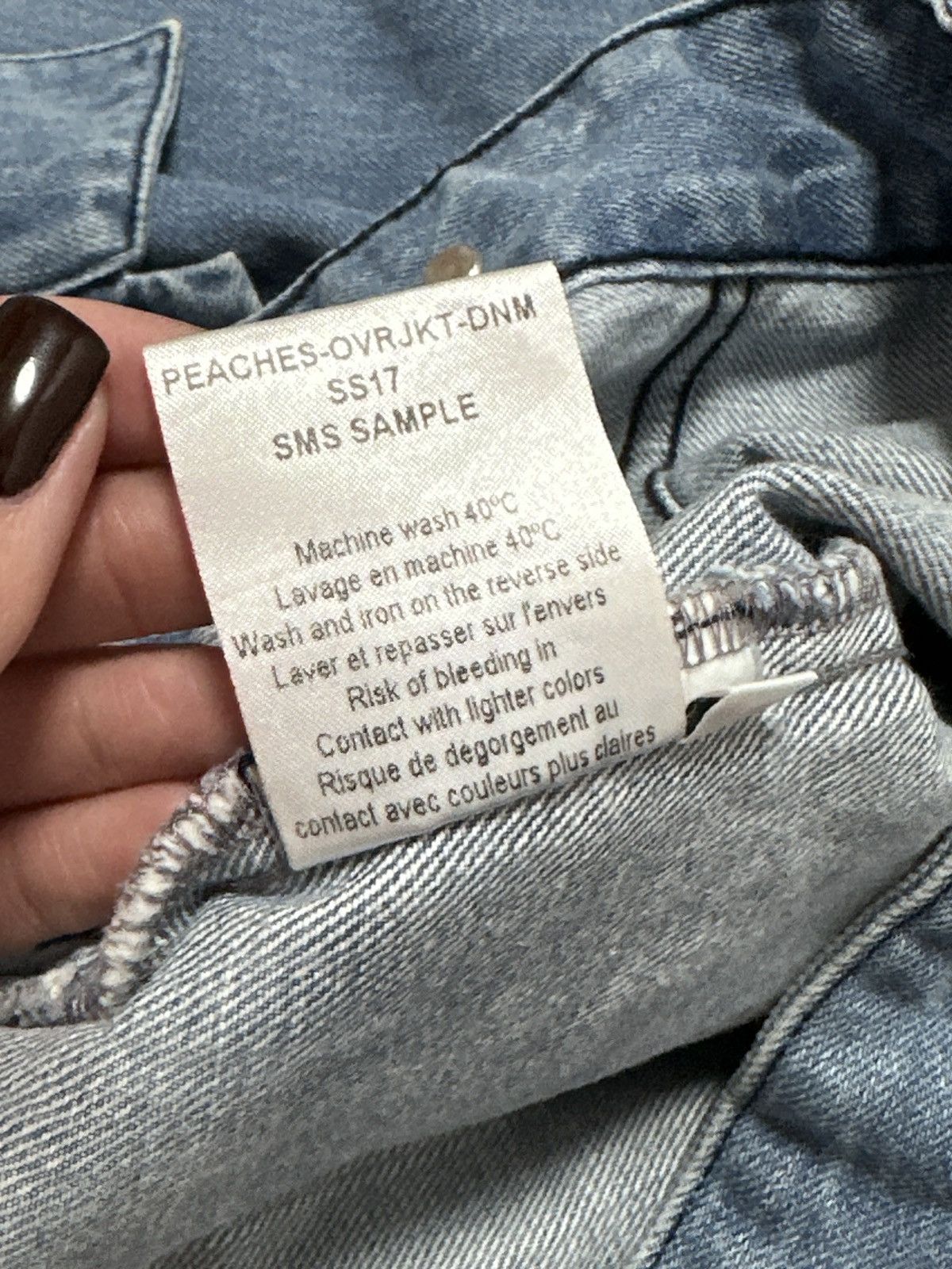 Other Être Cécile presque parisiene denim jacket luxury Size S / US 4 / IT 40 - 10 Thumbnail