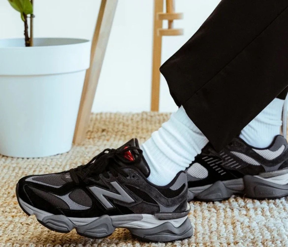 New Balance New balance 9060- Black Castlerock Size US 5.5 / EU 38 - 1 Thumbnail