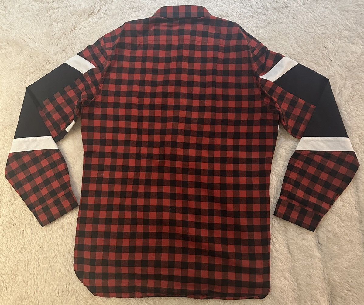 Neil Barrett Red/ Black / White Shirt Size US L / EU 52-54 / 3 - 4 Thumbnail