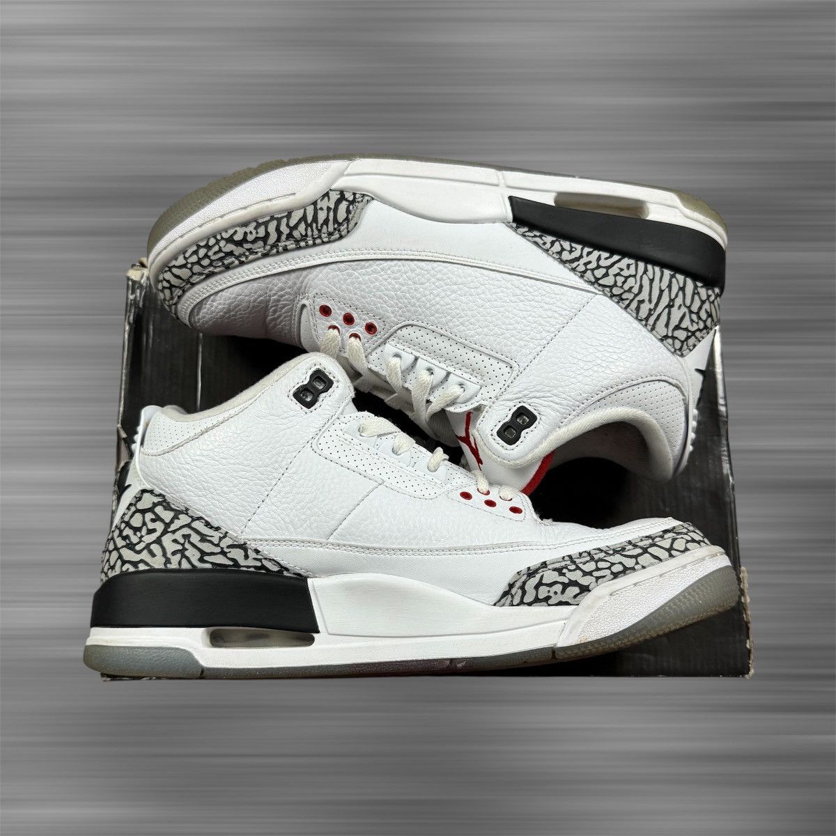 Jordan 3 White Cement Shoes