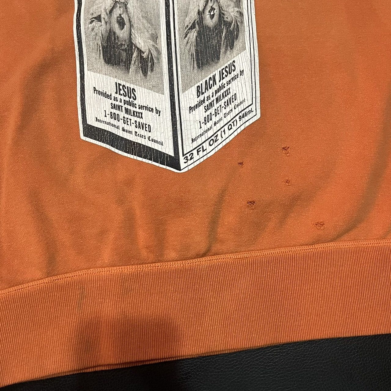 DENIM TEARS × Saint Michael Saint Michael x Denim Tears Milk Pack Sweatshirt - Orange Size US L / EU 52-54 / 3 - 12 Thumbnail