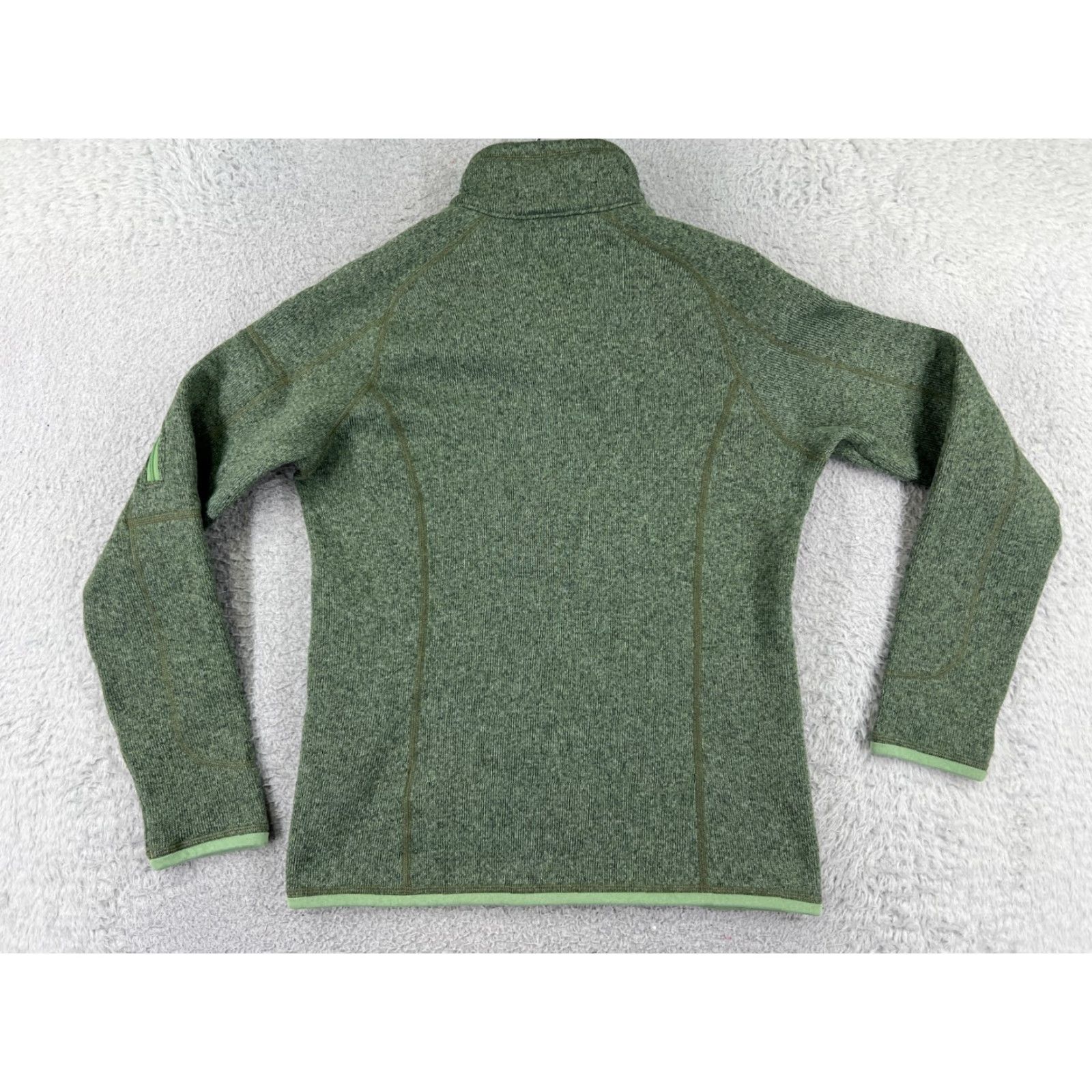 Patagonia Patagonia Jacket Womens Small Green Zip Mock Neck Fleece Cozy Sustainable Size S / US 4 / IT 40 - 2 Thumbnail