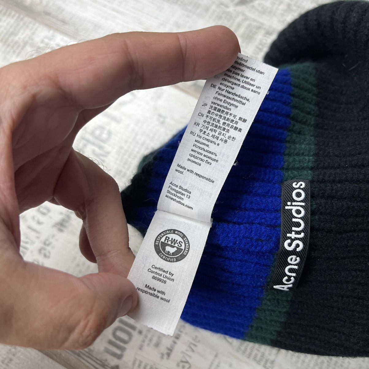 Acne Studios Acne Studios hat beanie Size ONE SIZE - 5 Thumbnail
