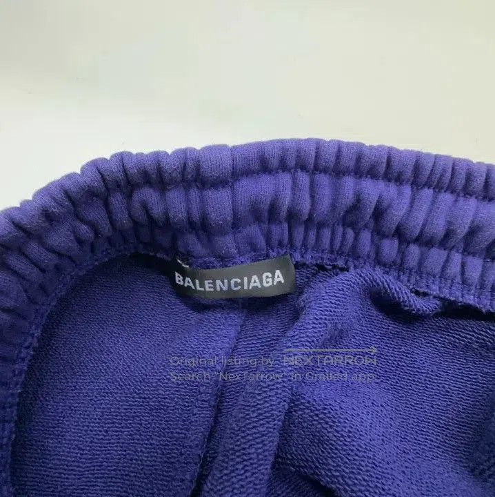Balenciaga Balenciaga Casual Blue Letter Print Shorts. Size US 30 / EU 46 - 6 Thumbnail