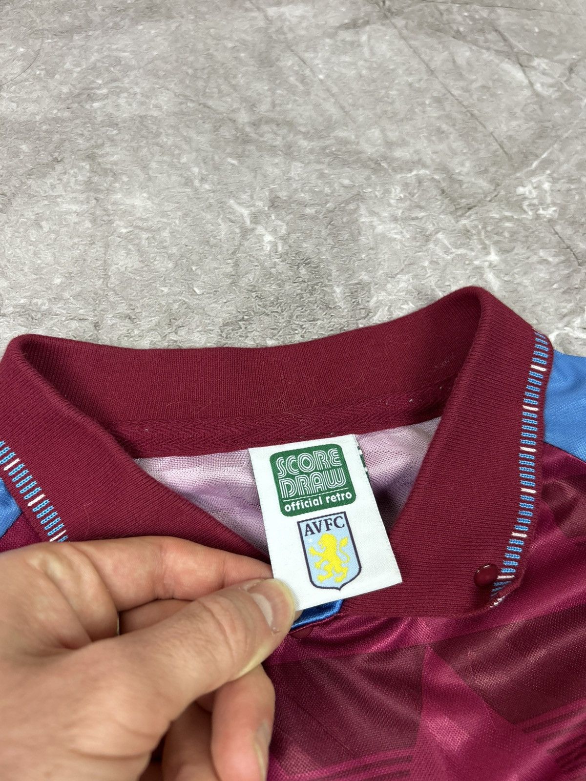 Umbro × Vintage ASTON VILLA 1990 Home Football Shirt Jersey Score Draw Size US XL / EU 56 / 4 - 3 Thumbnail