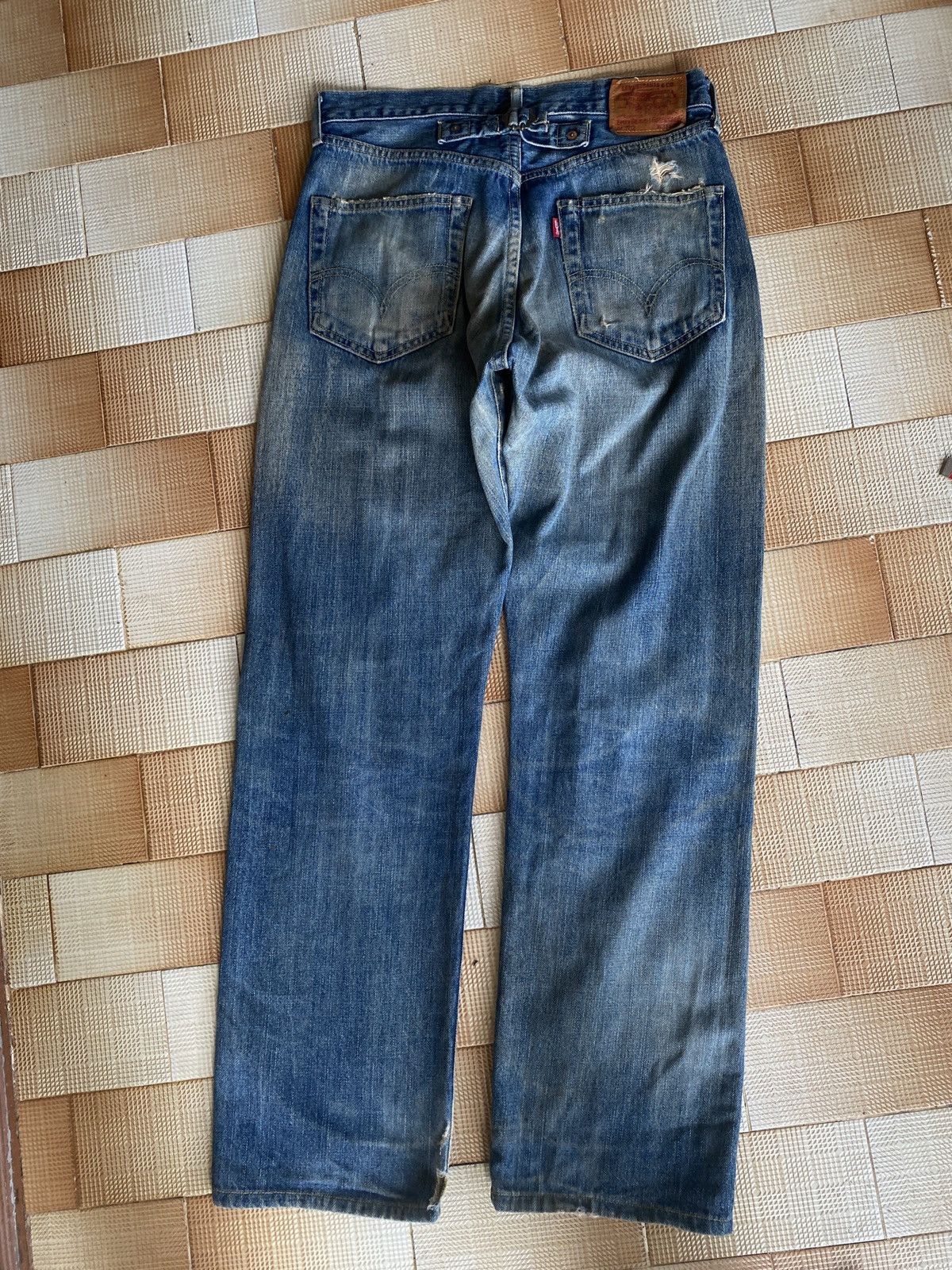 Levi's Vintage Clothing × Salvage × Vintage Vintage 702 big E selvedge denim Size US 30 / EU 46 - 4 Thumbnail