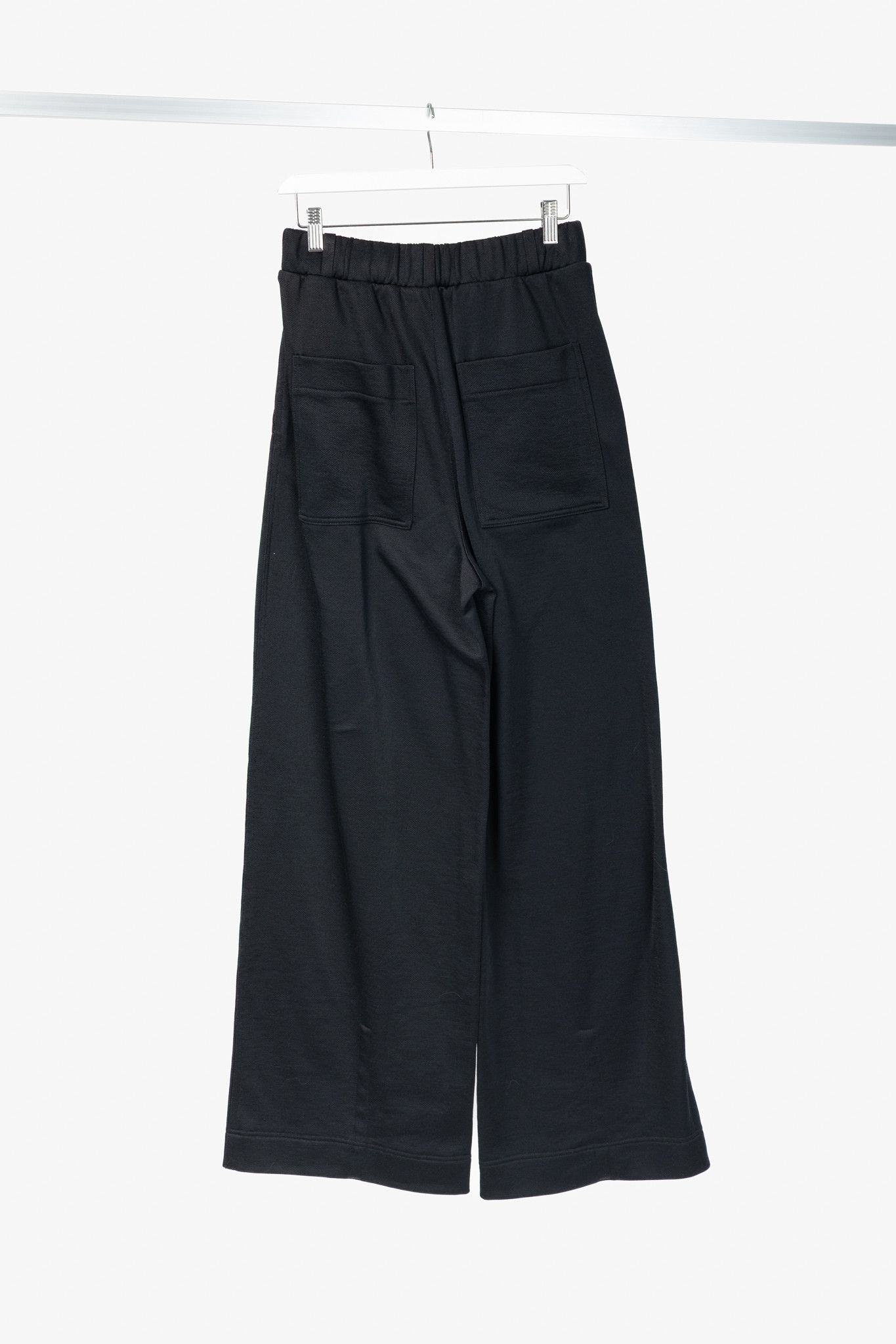 Tibi Tibi Black Silk Terry Pleated Pull On Pant Size 26" / US 2 / IT 38 - 2 Thumbnail