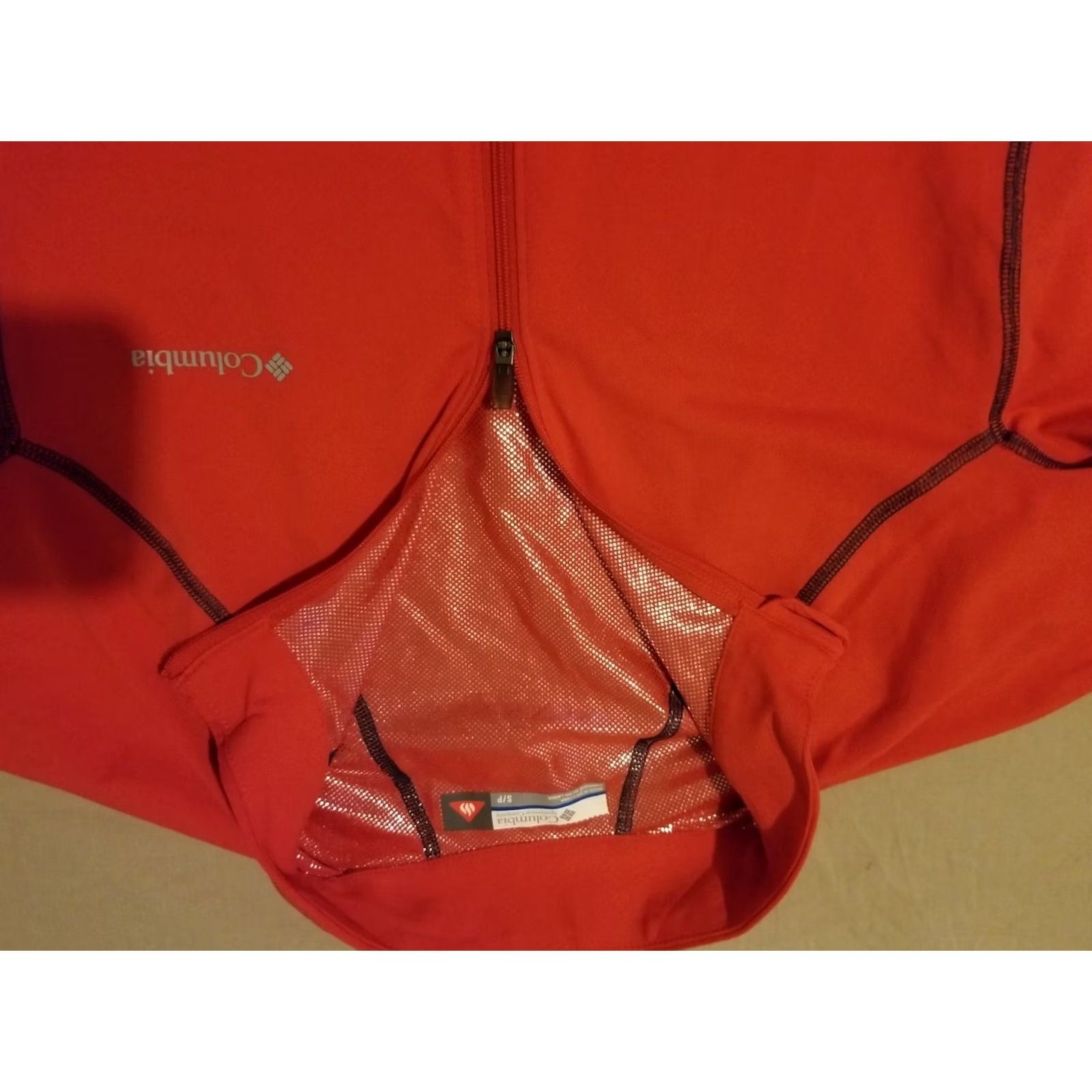 Vintage Columbia Sportswear Shirt Mens S Small Orange Athletic Zip T-Shirt Size US S / EU 44-46 / 1 - 2 Thumbnail