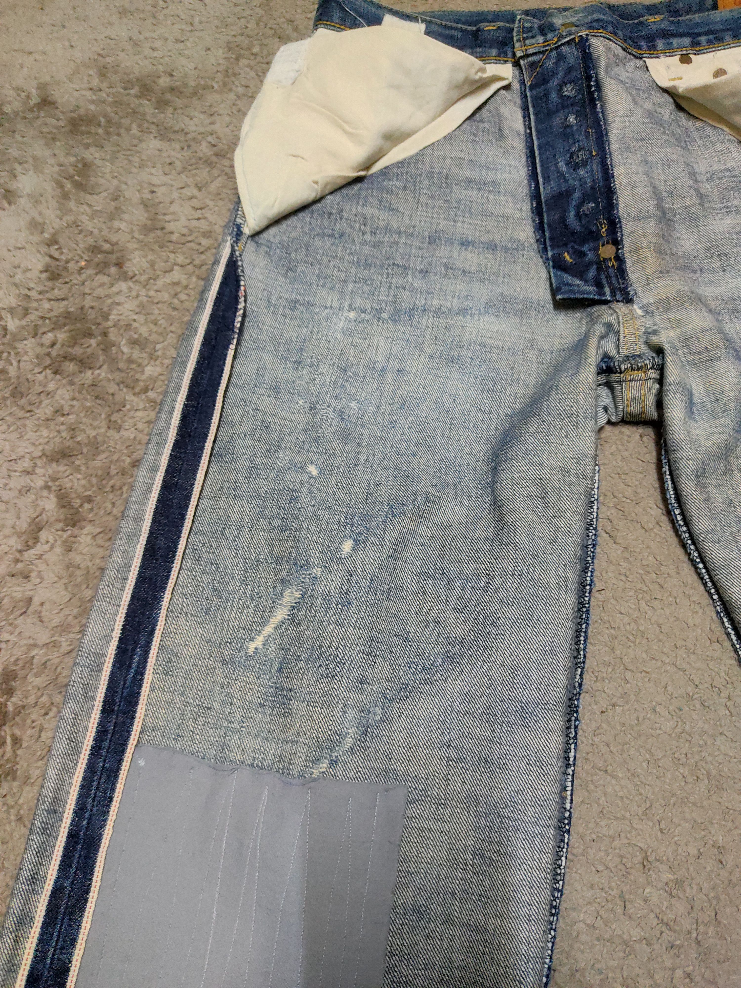 Levi's Vintage Clothing Vintage Levis 702 distressed buckle back Jeans Size US 32 / EU 48 - 15 Thumbnail