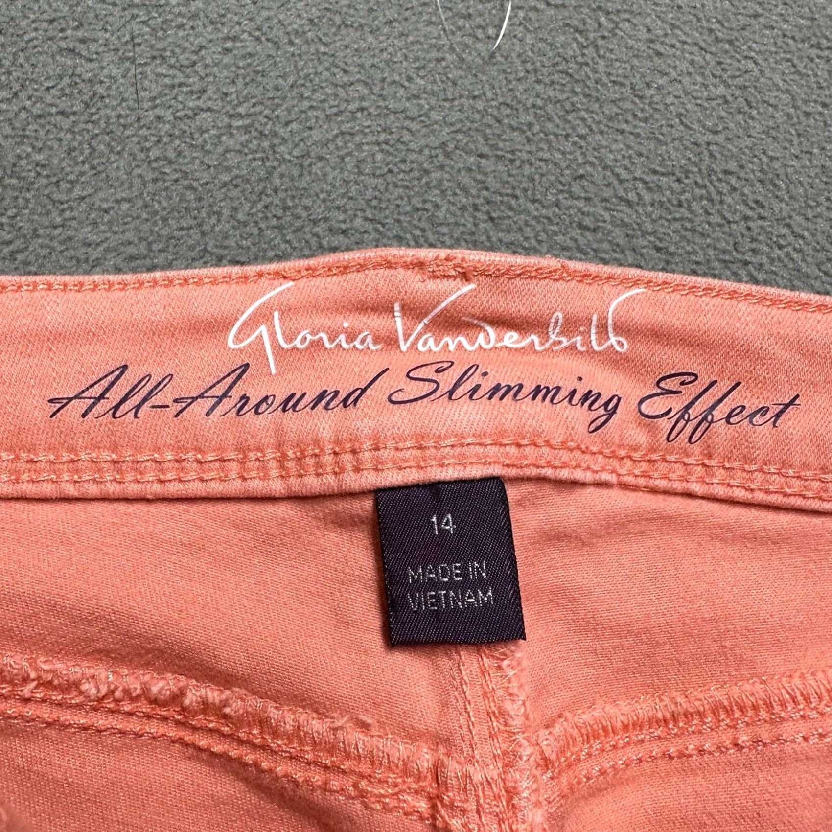 Gloria Vanderbilt Gloria Vanderbilt Pants Womens 14 Blue Skimmer Slimming Effect Pockets Size 36" / US 14 / IT 50 - 3 Thumbnail