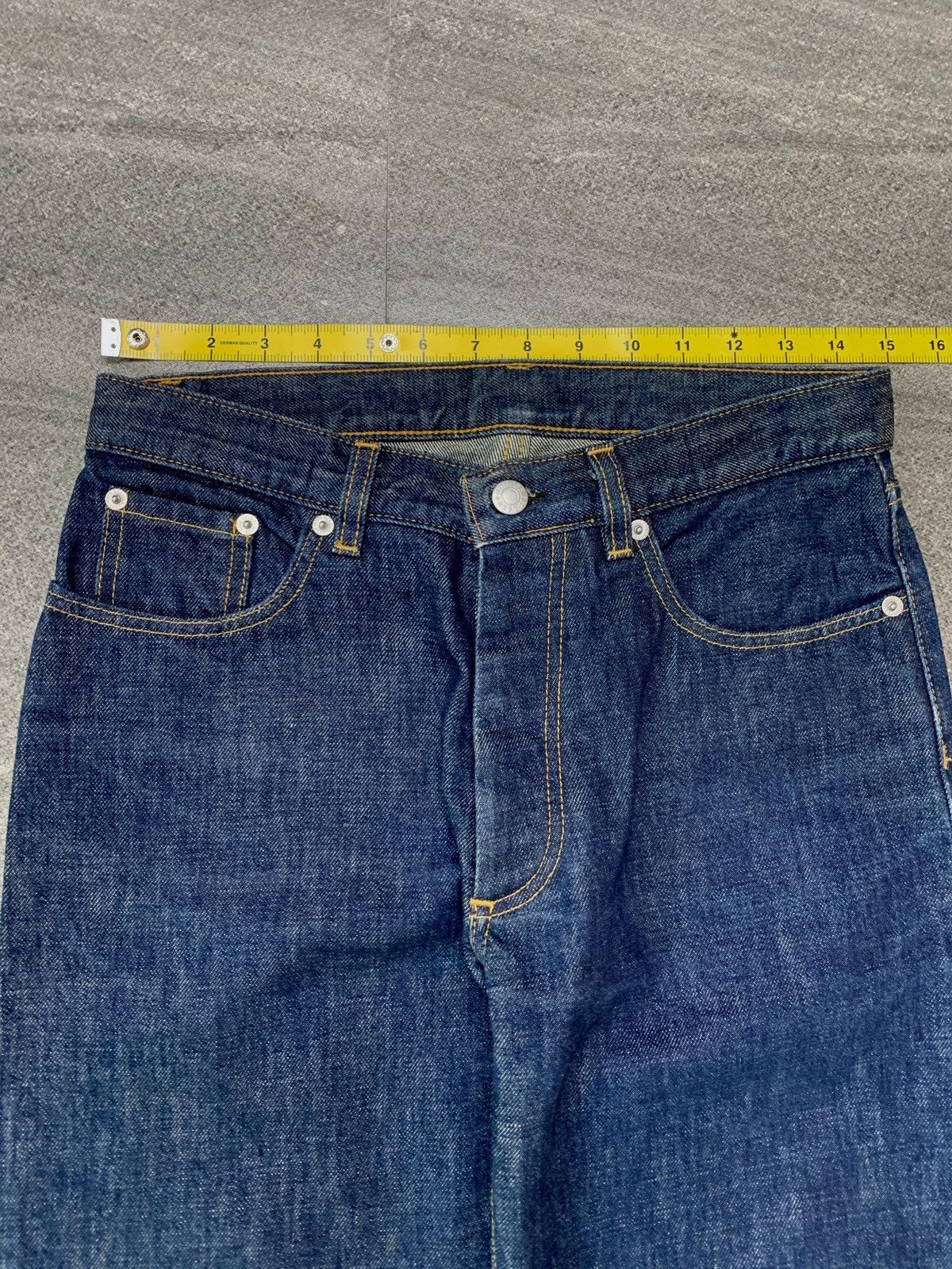Helmut Lang FREE TAX! 2000s Indigo Classic Cut Denim Jeans Size US 28 / EU 44 - 14 Thumbnail