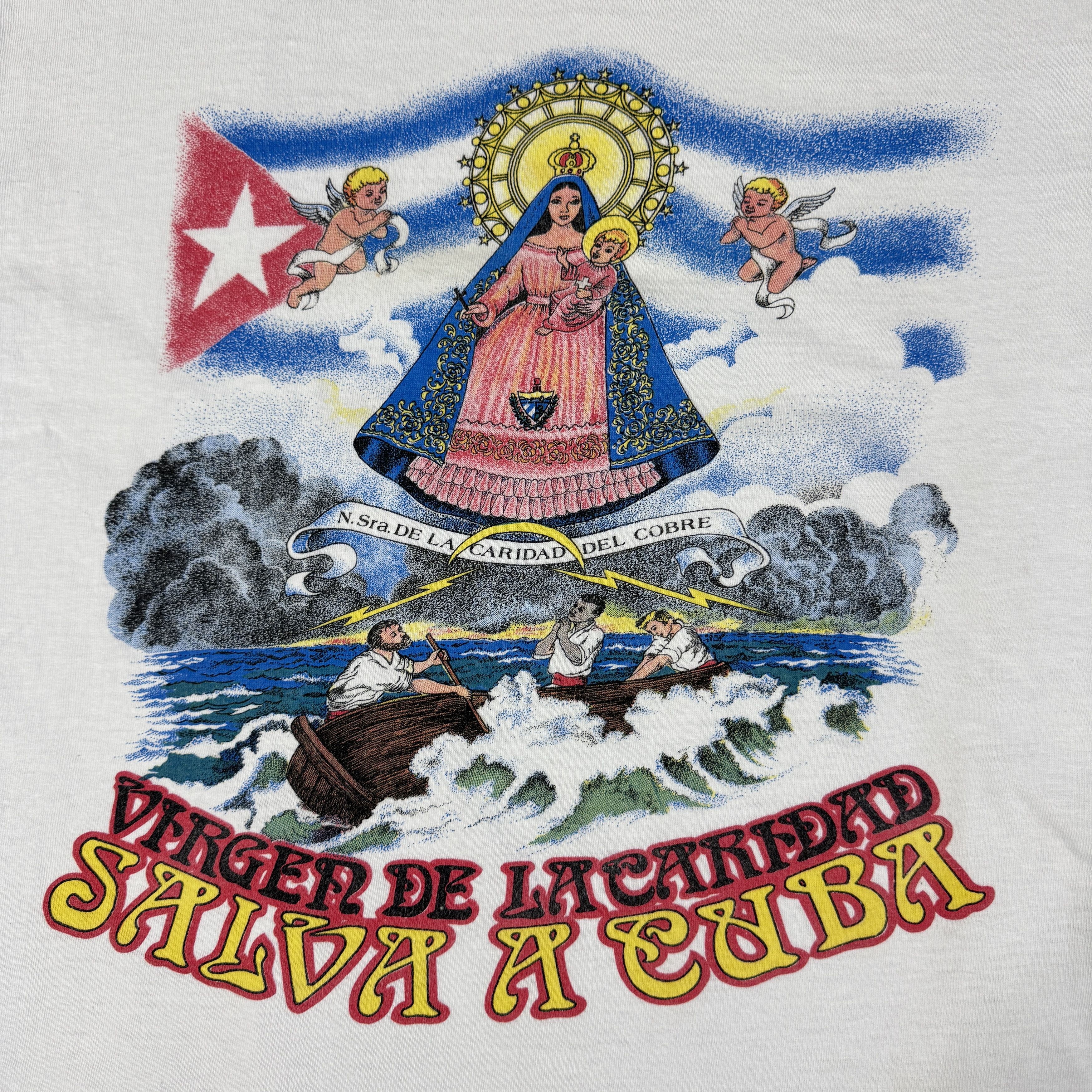 Vintage Vintage 90s Virgin Mary & Angels Shirt Size US L / EU 52-54 / 3 - 5 Thumbnail