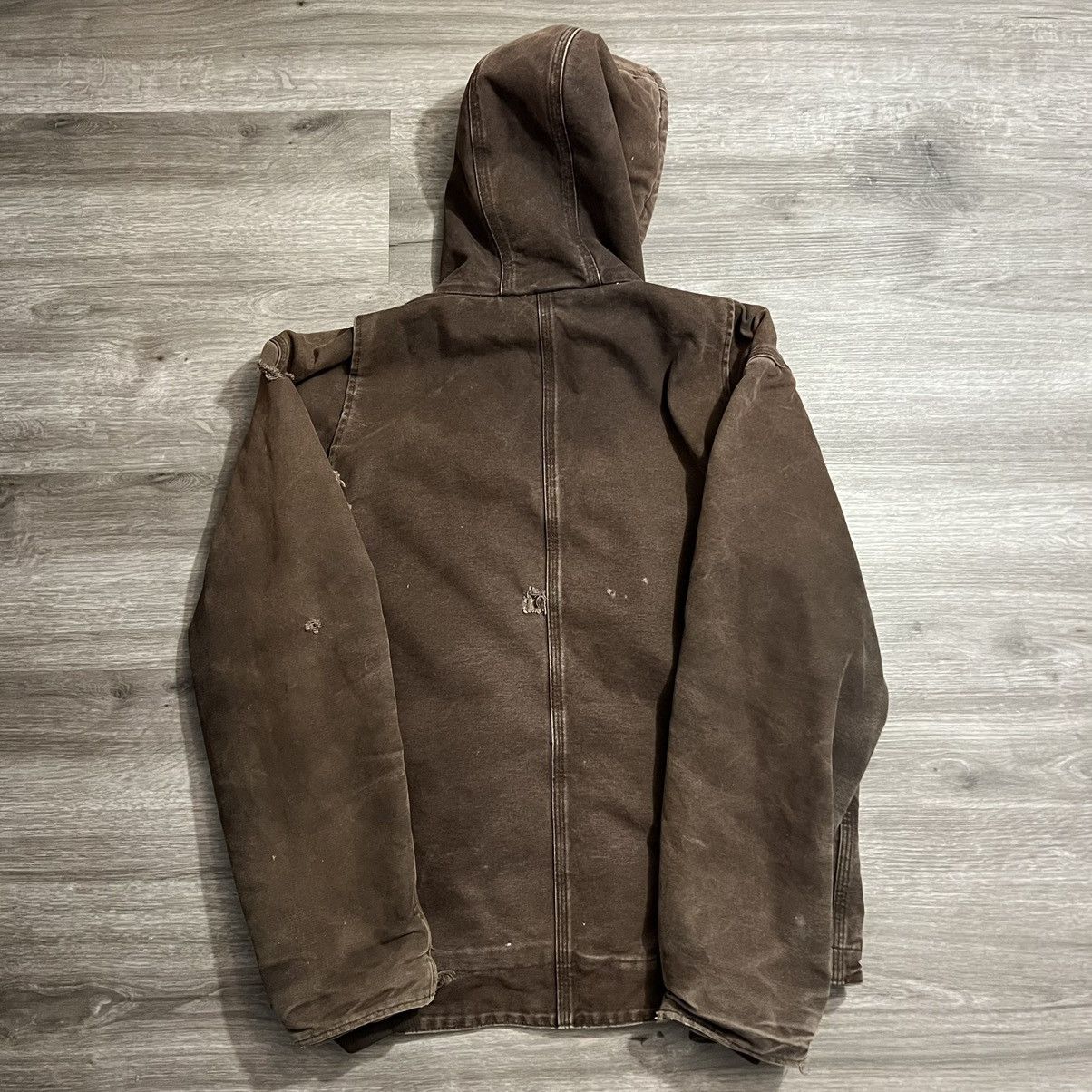 Carhartt × Vintage Vintage Carhartt Hooded Zip Up Jacket Size US M / EU 48-50 / 2 - 16 Thumbnail