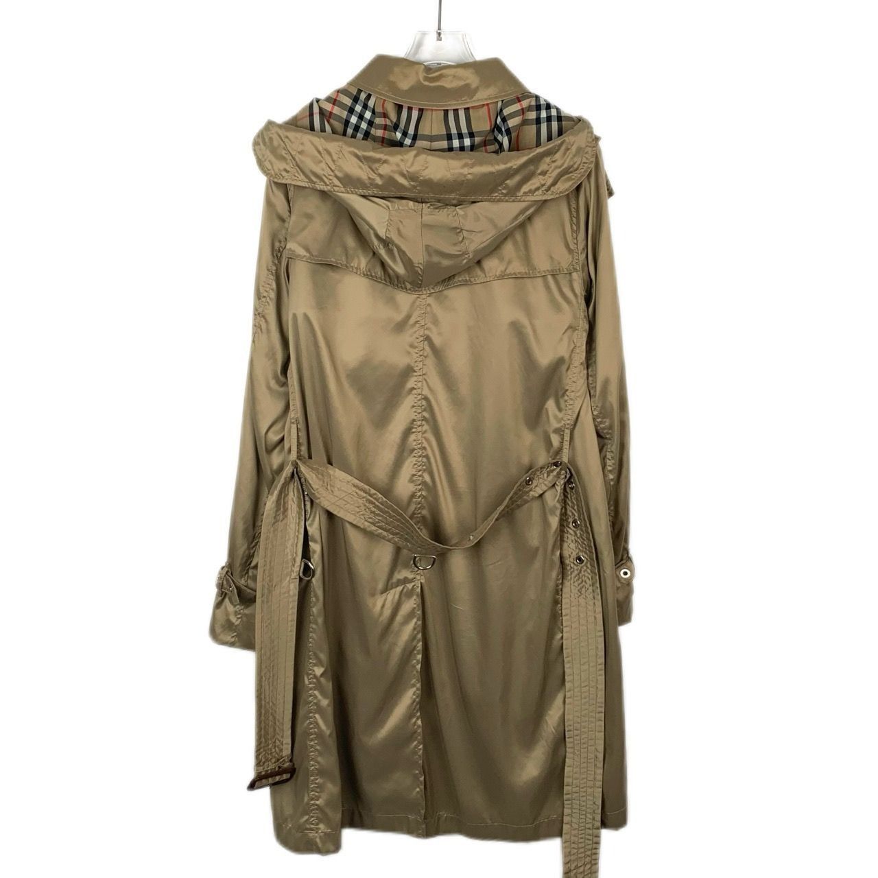 Burberry Burberry Double-Breasted Beige Trench Coat With Plaid Lining Size M / US 6-8 / IT 42-44 - 2 Thumbnail