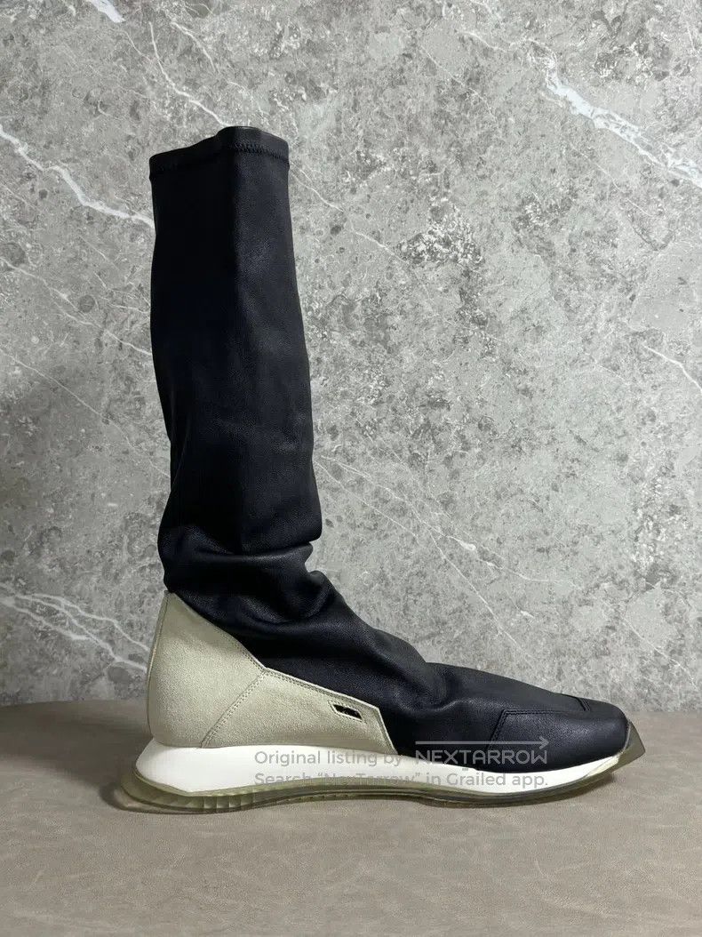 Rick Owens RICK OWENS Transparent Sole Tank Boots Size US 10 / EU 43 - 3 Thumbnail
