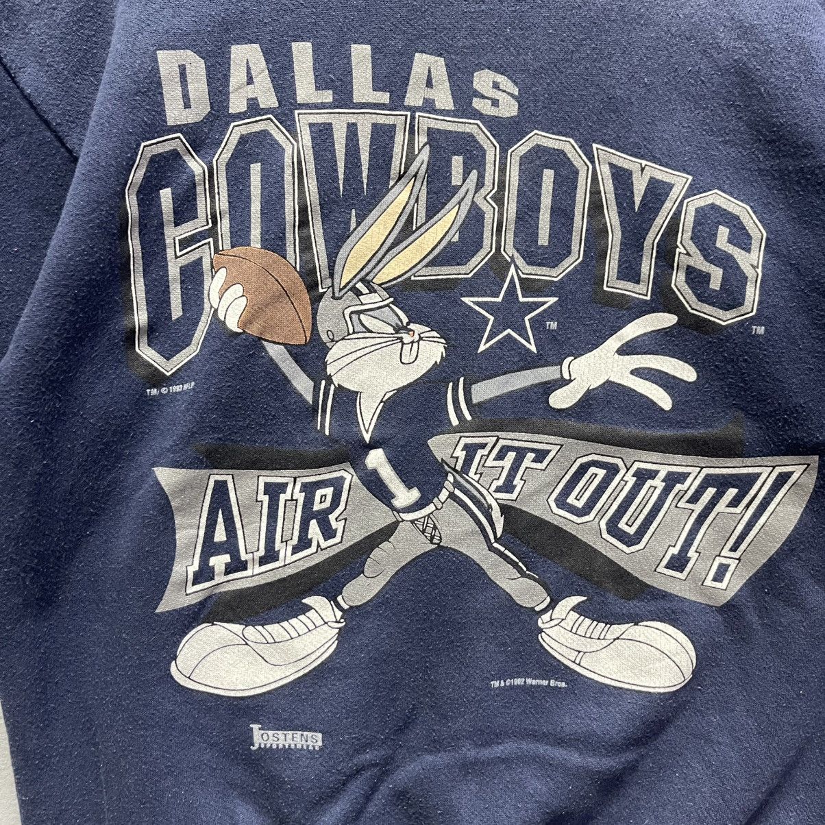Warner Bros Vintage Early 90s Dallas Cowboys “Air It Out!” Sweatshirt Size US M / EU 48-50 / 2 - 3 Thumbnail