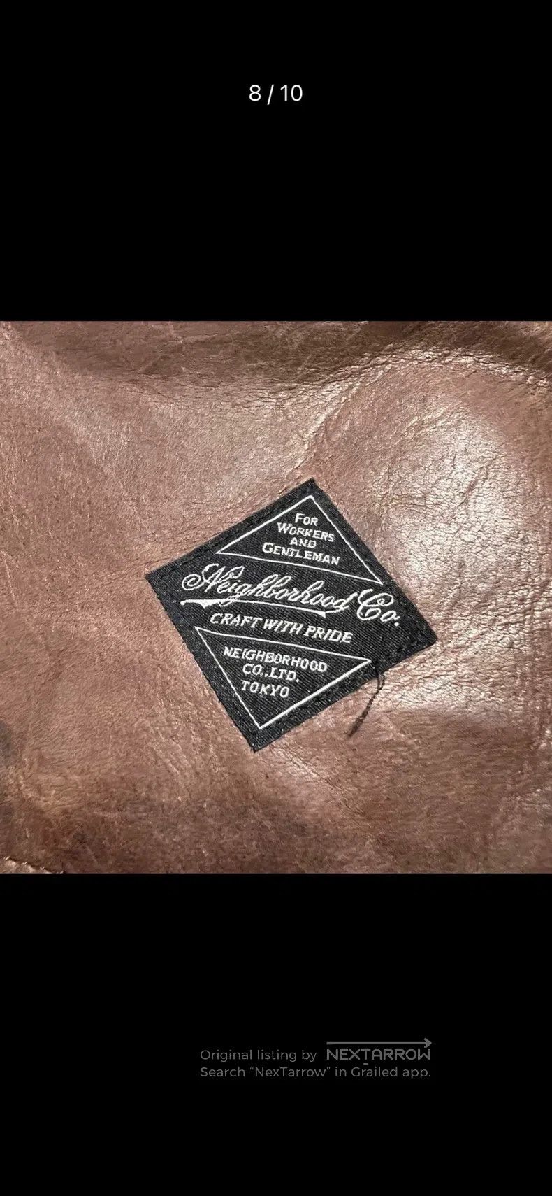 Neighborhood Neighborhood Horse leather conductor's jacket, size S Size US S / EU 44-46 / 1 - 7 Thumbnail
