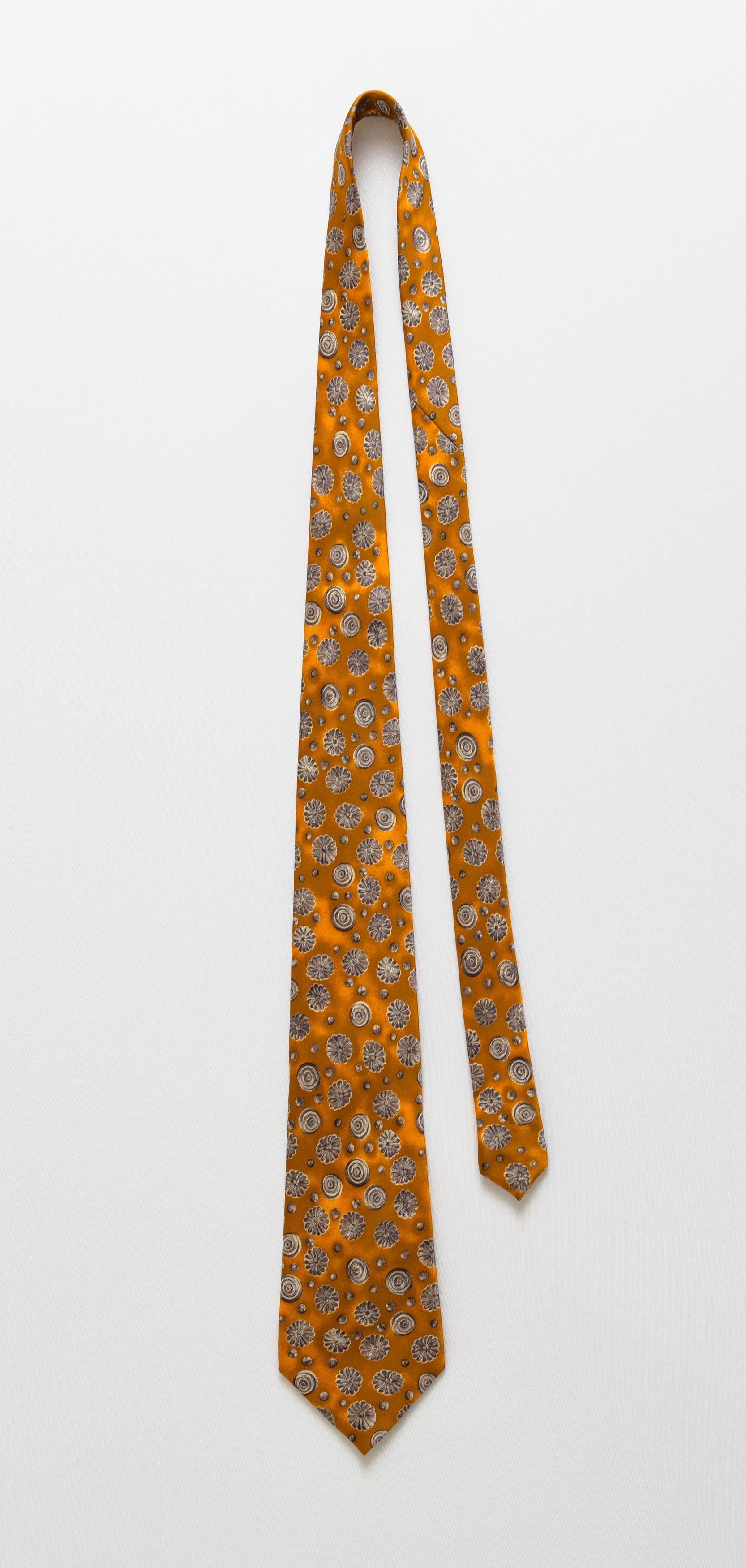Lanvin Lanvin made in France Tie abstract pattern Silk necktie Size ONE SIZE - 2 Thumbnail