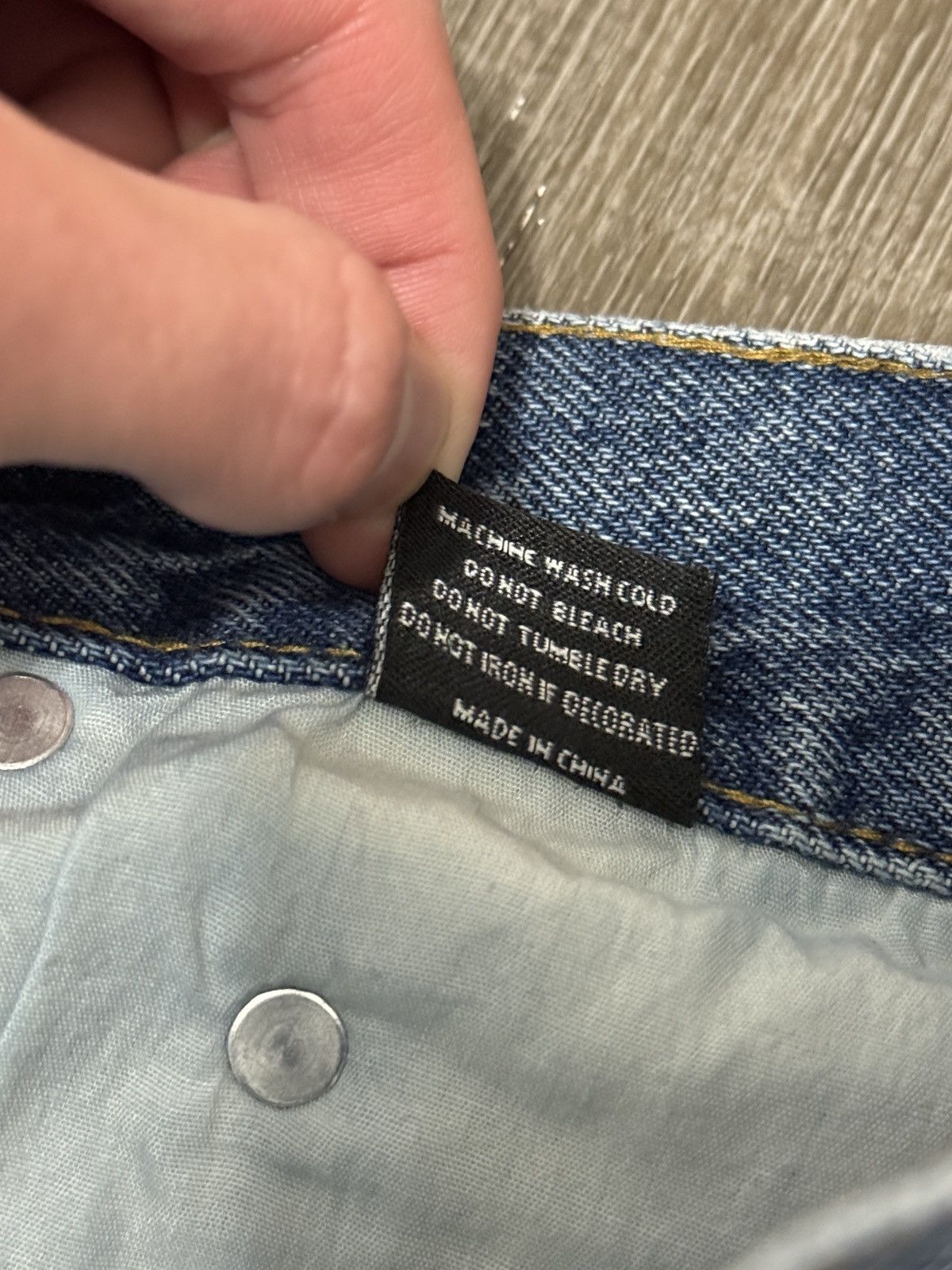 Fugazi Chain stitch denim jeans Size US 30 / EU 46 - 7 Thumbnail