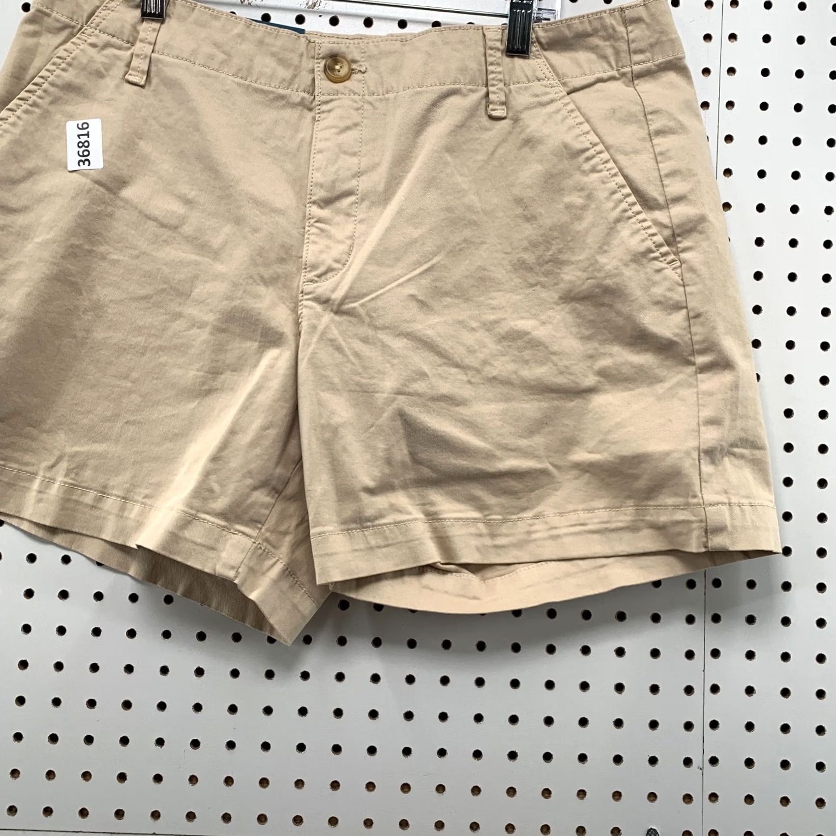 Vintage NEW JAG Shorts Size 16 Mid Rise Tan Khaki Fits 36x6 Chino NWT Size 38" / US 16 / IT 52 - 6 Thumbnail