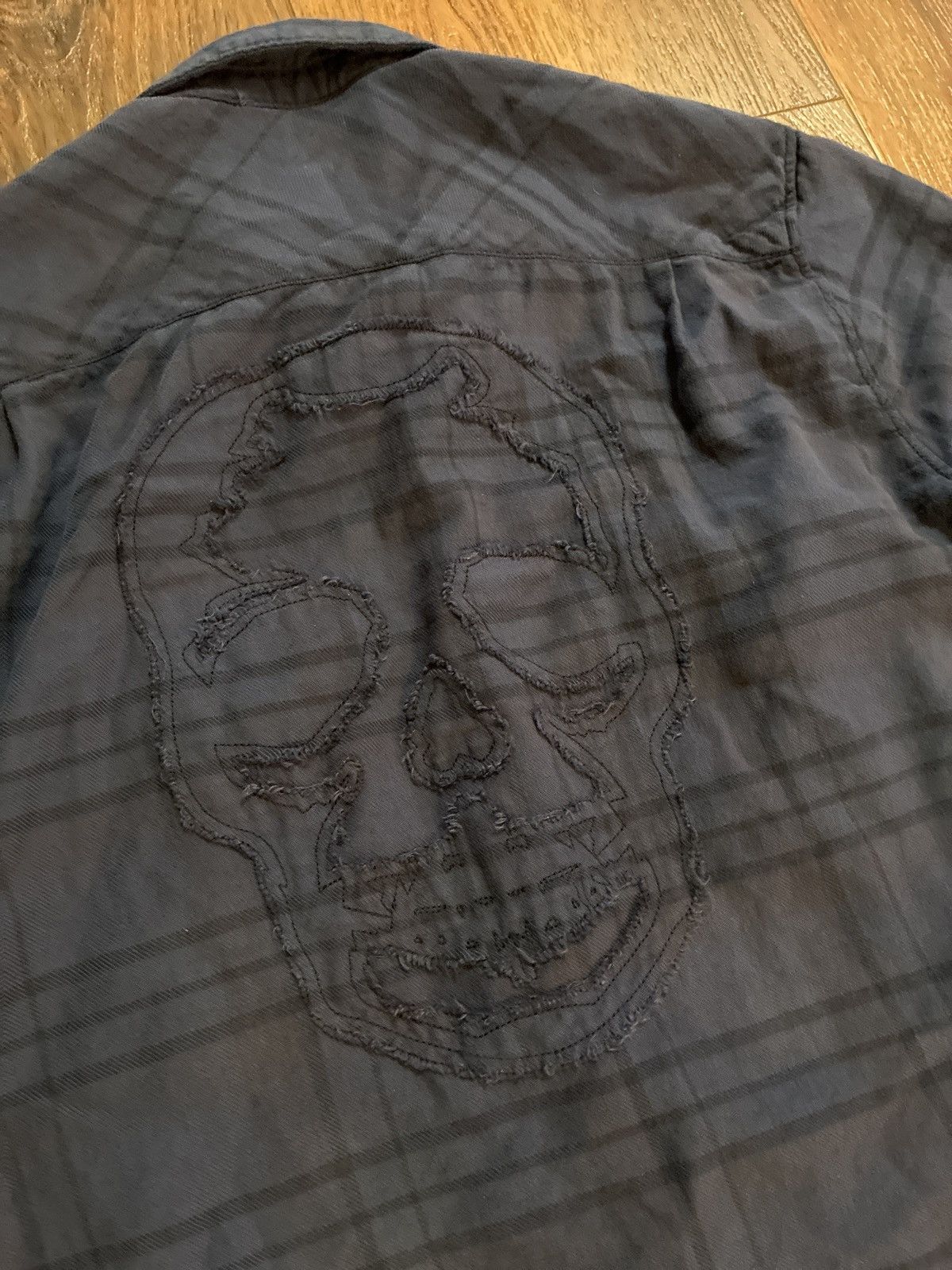 Zadig & Voltaire Blue Zadig & Voltaire Skull Button up Shirt Size US S / EU 44-46 / 1 - 5 Thumbnail