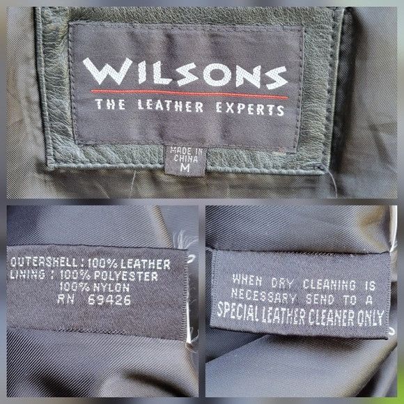Wilsons Leather Vintage 90s y2k Wilson's Black Leather Mid Length Trench Bel Size M / US 6-8 / IT 42-44 - 5 Thumbnail
