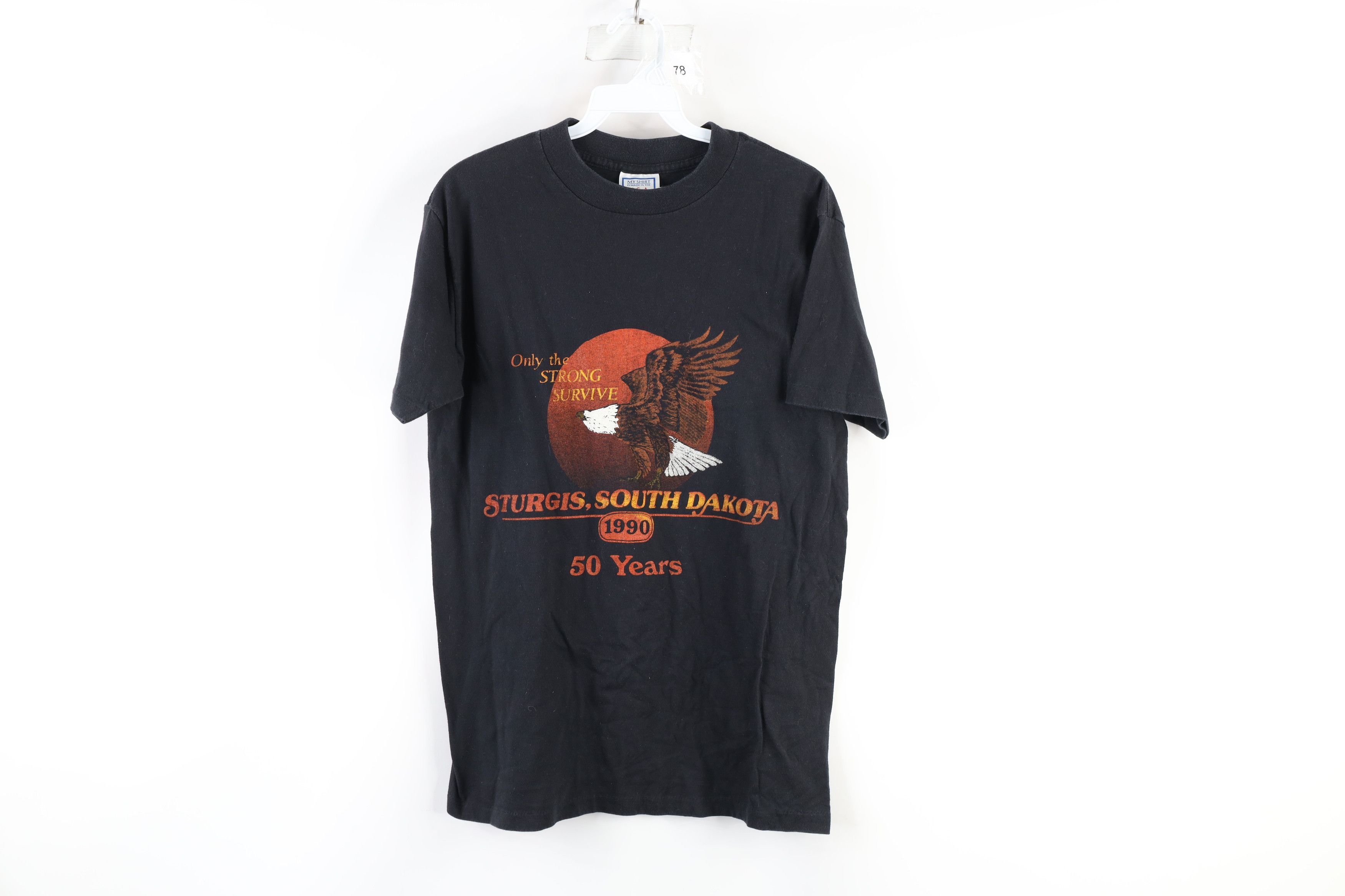 Vintage Vintage 90s 50th Anniversary Sturgis Bike Rally T-Shirt USA Size US L / EU 52-54 / 3 - 1 Thumbnail