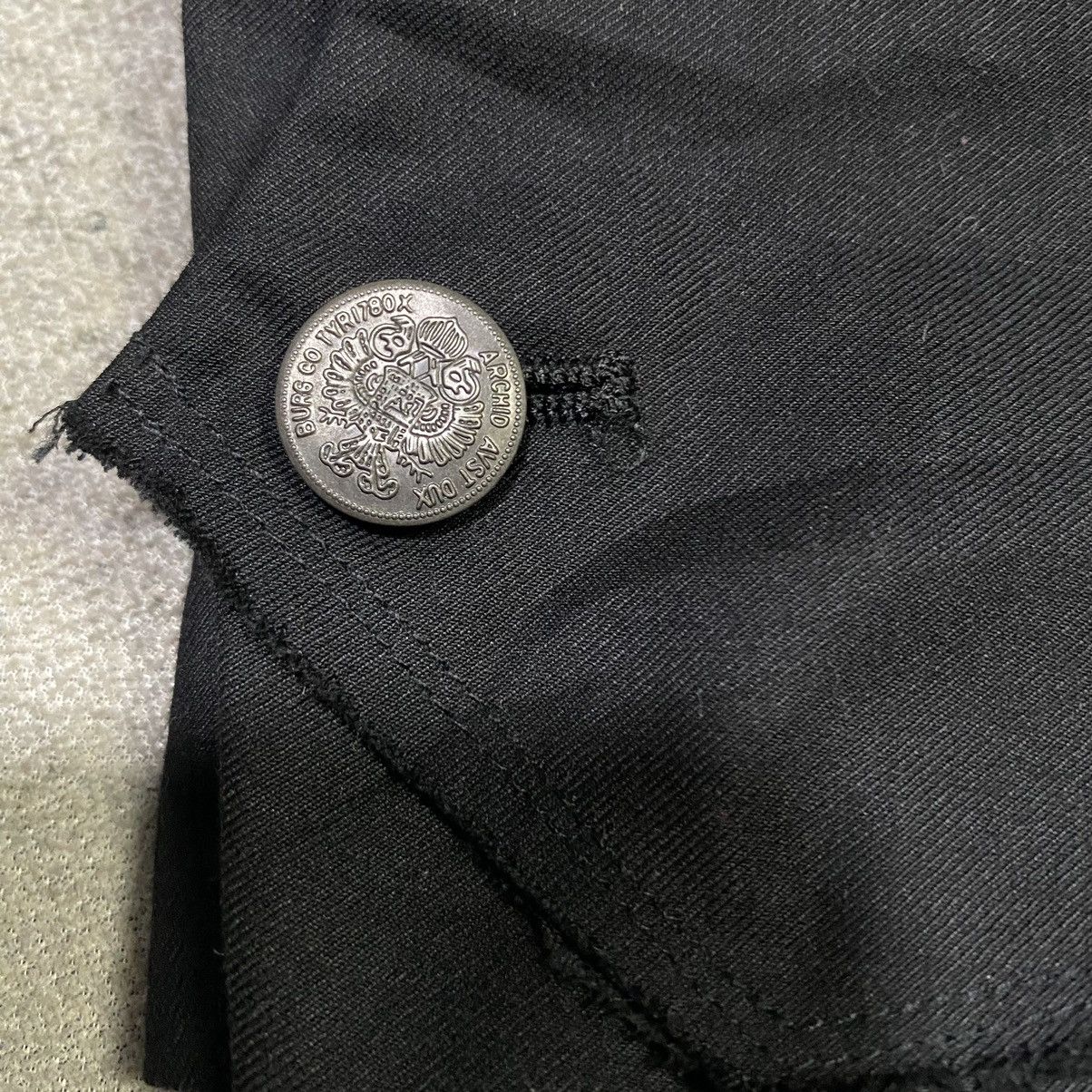 Japanese Brand × PPFM × Seditionaries PPFM Eastern Rock Punk Black Blazer Jacket Size 38R - 15 Thumbnail