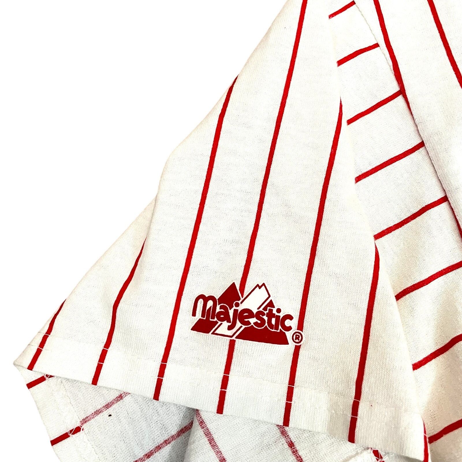 Majestic Cardinals McGwire Majestic MLB Pinstripe Jersey - Size XL Size US XL / EU 56 / 4 - 10 Thumbnail