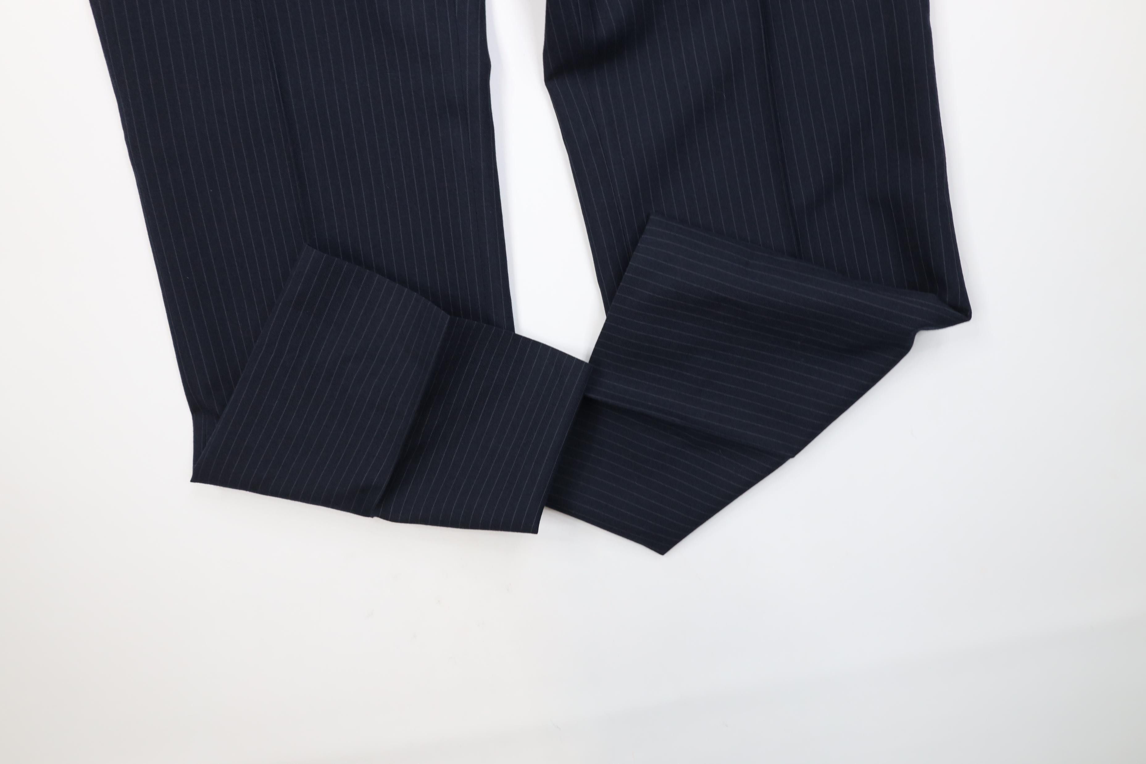 Vintage Vintage 70s Streetwear Knit Striped Wide Leg Chino Pants USA Size US 34 / EU 50 - 5 Thumbnail
