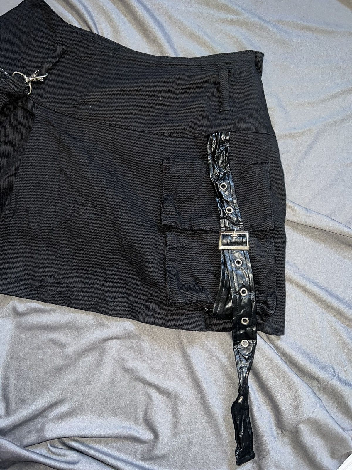 Japanese Brand Bodyline leather pocket mini skirt ♠️🧛🏻‍♀️ Size 26" / US 2 / IT 38 - 10 Thumbnail