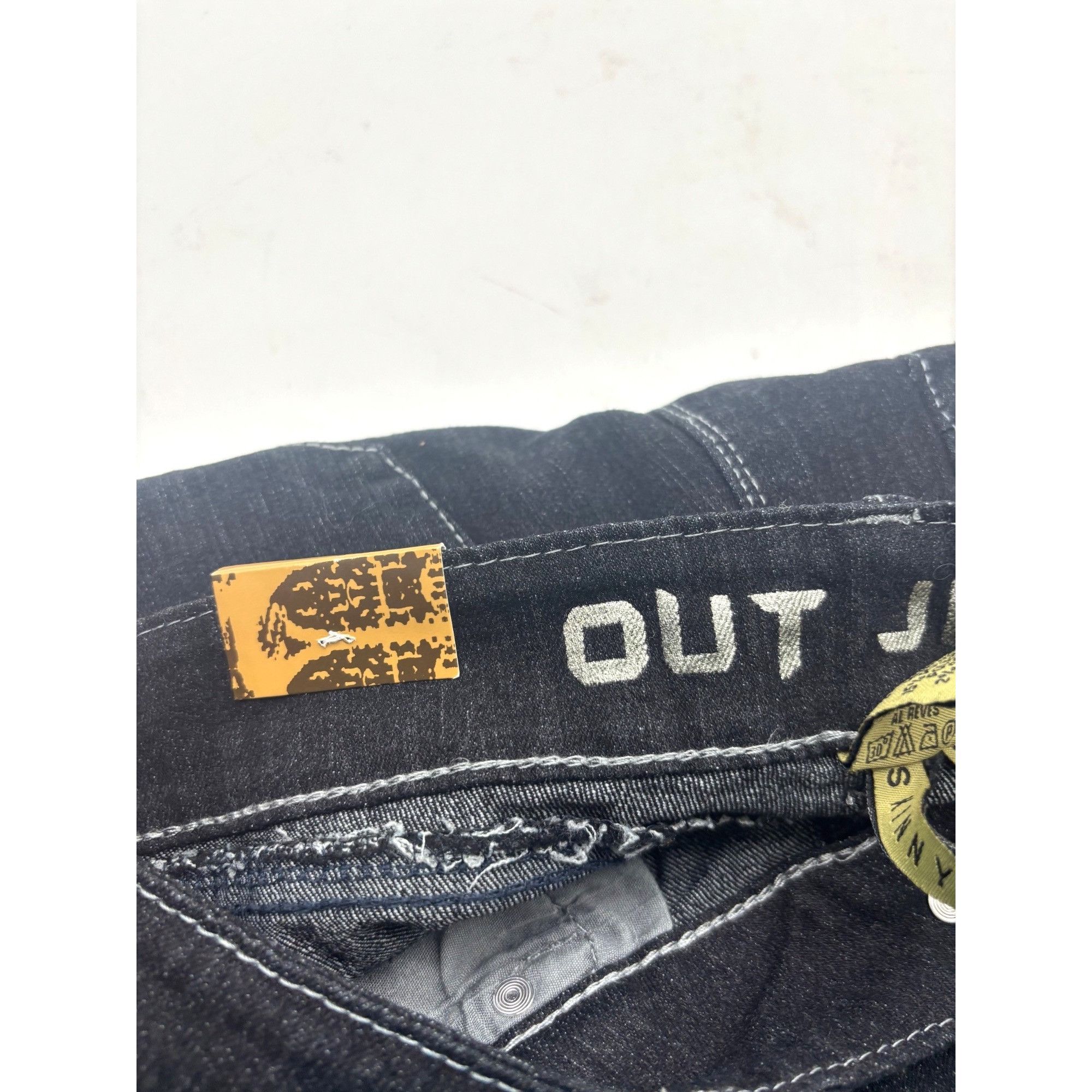 Other Out Jeans Women’s Dark Wash Stretch Skinny Jeans (Jeggings), Size 30" / US 8 / IT 44 - 6 Thumbnail