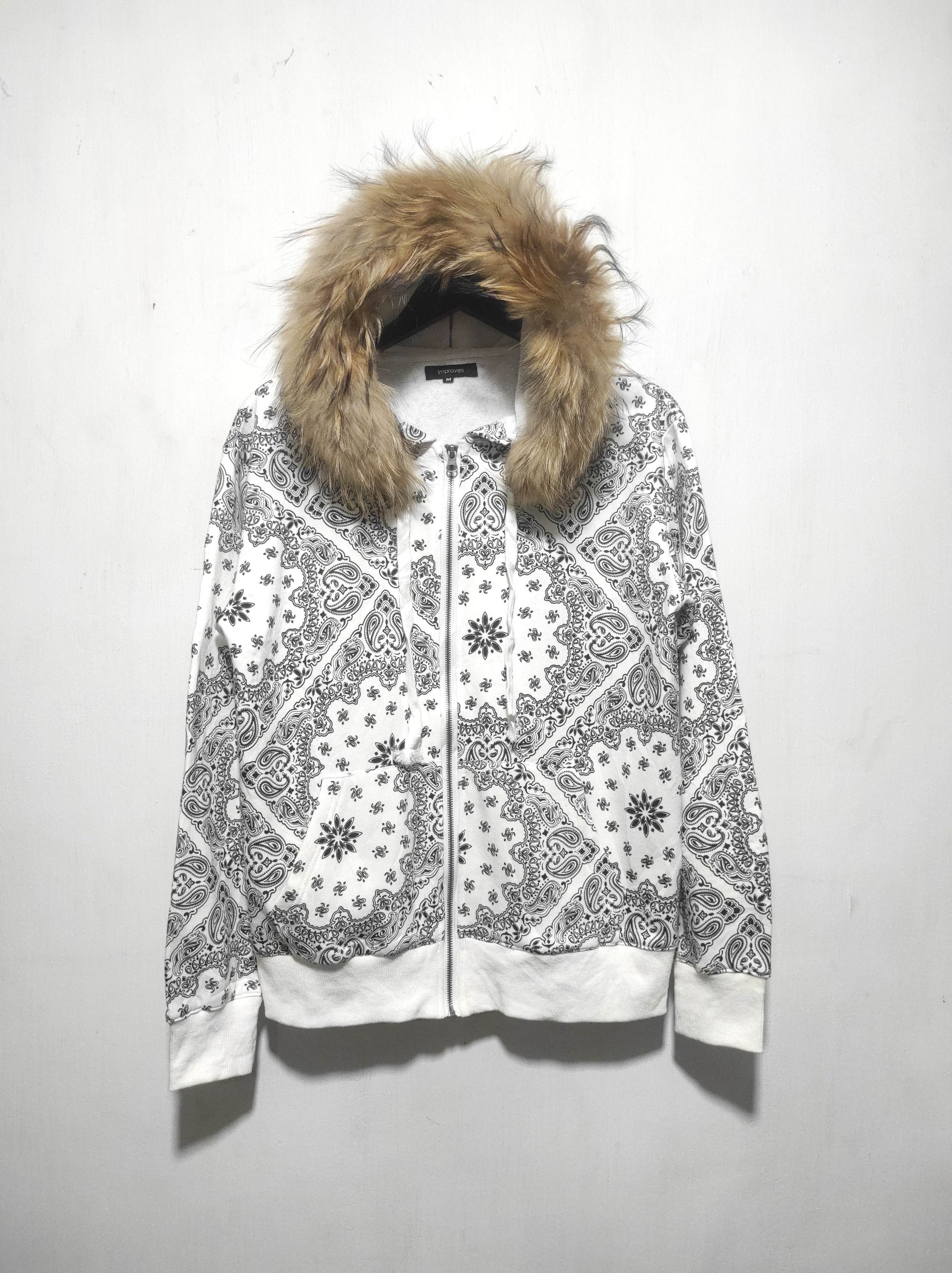If Six Was Nine Improves Bandana Fur Hoodie i6w9 LGB Kapital style Size US M / EU 48-50 / 2 - 2 Thumbnail