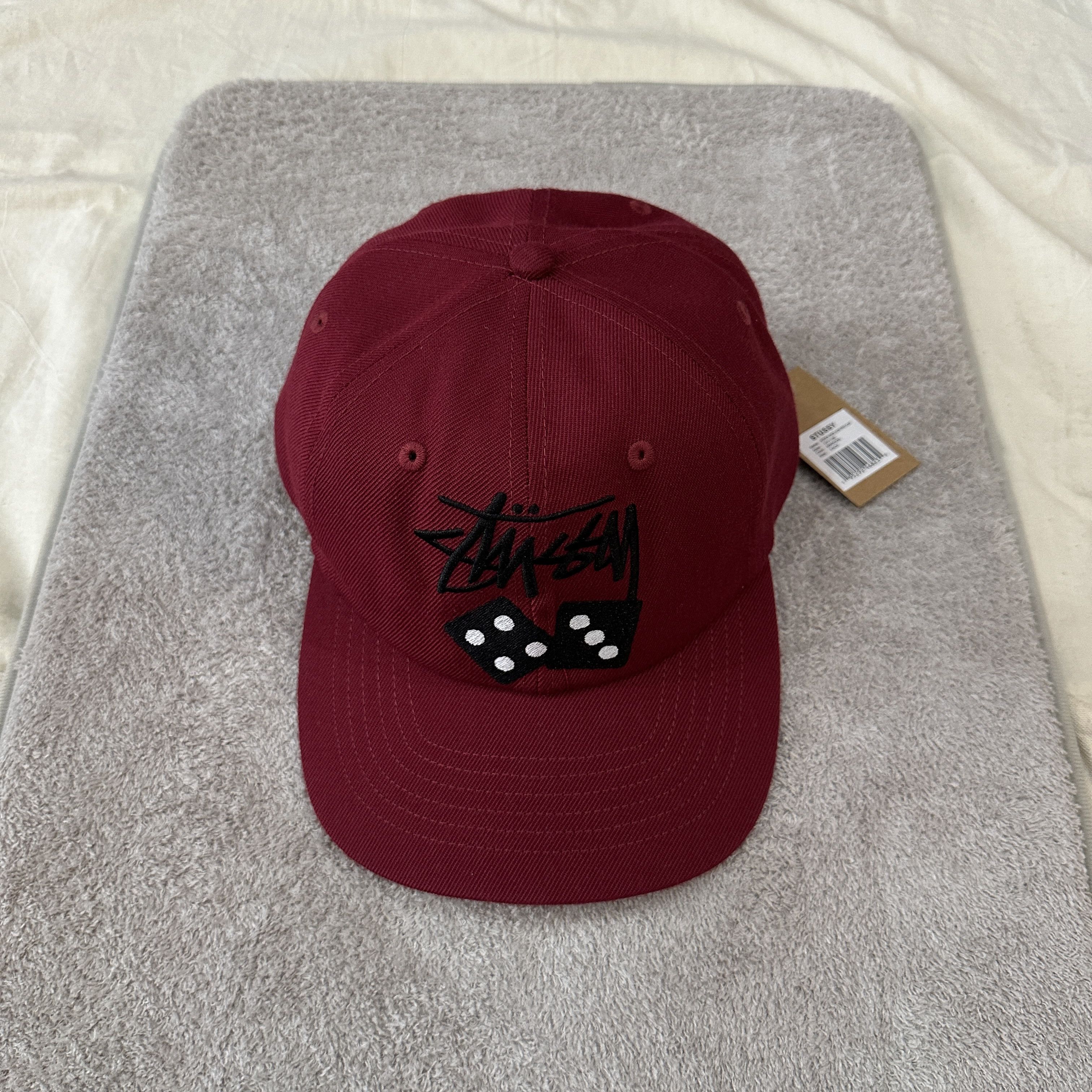 Stussy Stussy Low Pro Souvenir Strapback Hat Red Adjustable Rare