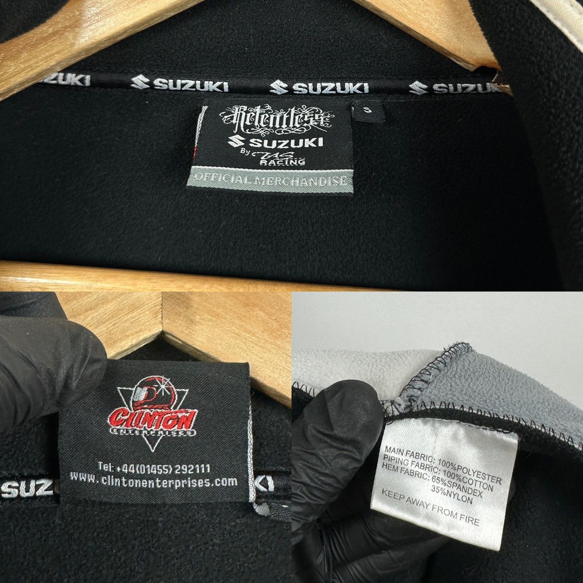 Vintage Vintage Suzuki Relentless By Taz Racing Zip Fleece Jacket Size US M / EU 48-50 / 2 - 24 Thumbnail