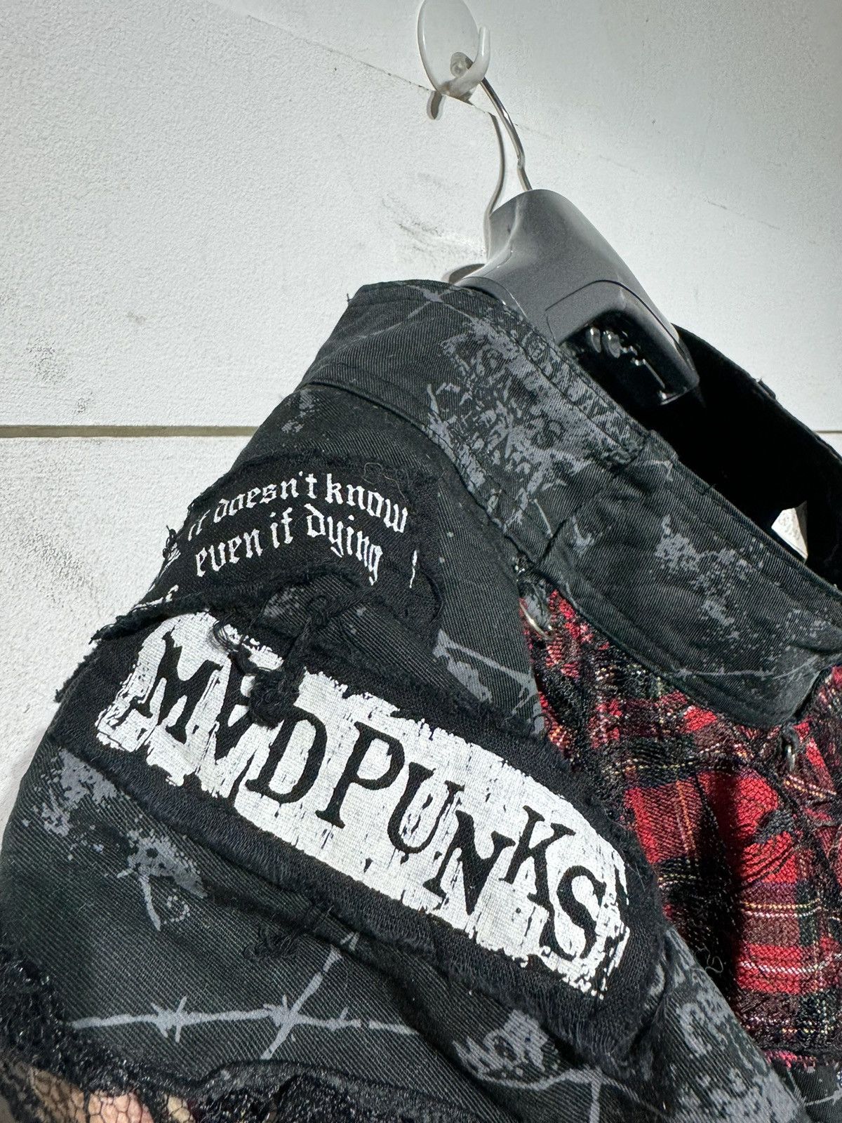 Hysteric Glamour × Vintage MAD PUNKS SKULL SKIRT Size 32" / US 10 / IT 46 - 6 Thumbnail