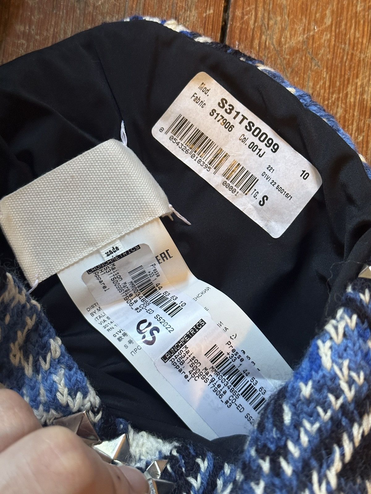 Maison Margiela Insane Sample Margiela Spike Knit Gloves Size ONE SIZE - 3 Thumbnail