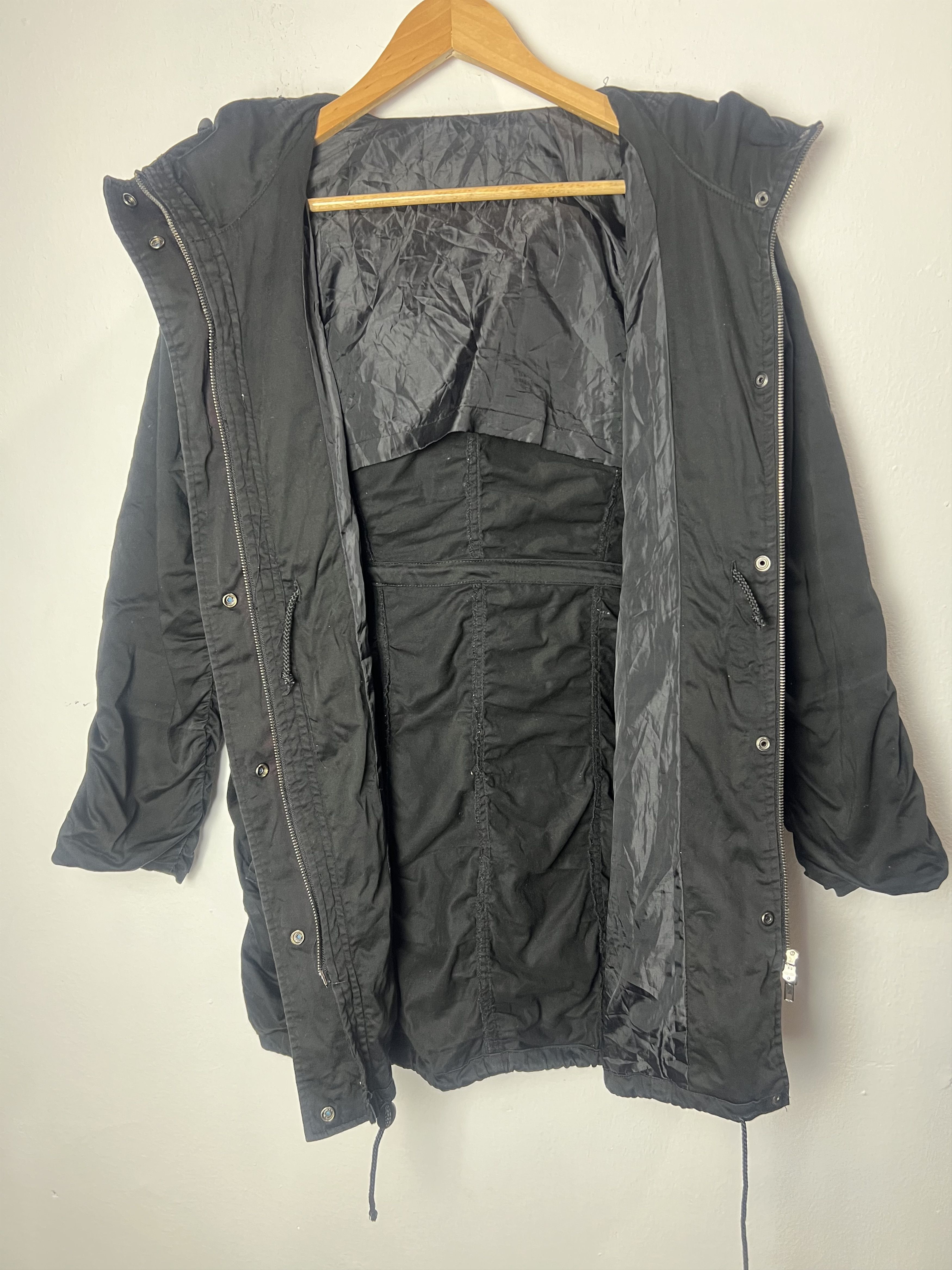 14th Addiction Meubles De Monde Shirring Puckering Cinched Hooded Jacket Size US M / EU 48-50 / 2 - 8 Thumbnail