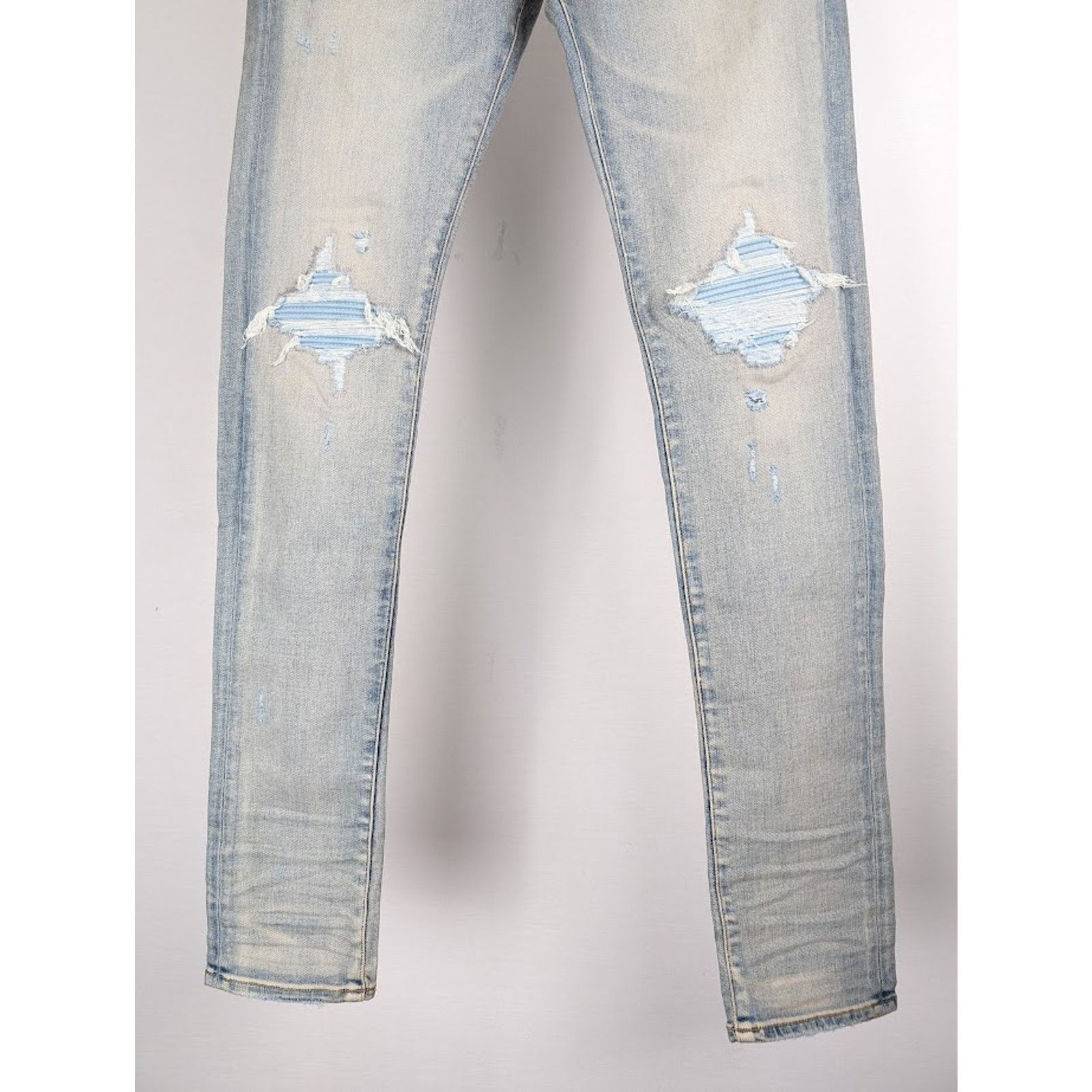 Amiri o1rshd1 MX1 Suede Jeans in Antique Indigo Size US 31 - 4 Thumbnail