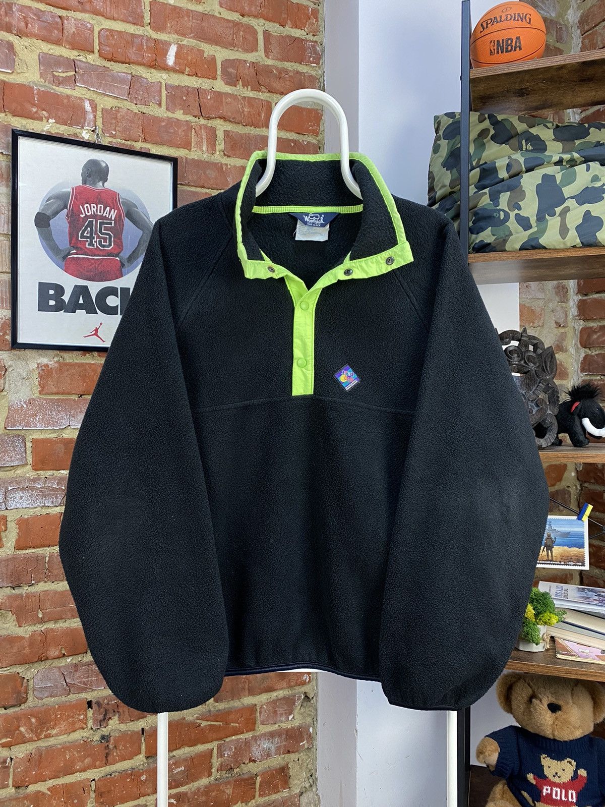 Vintage × Woolrich Woolen Mills WOOLRICH Sigmet Gear Vintage made in USA Fleece Pullover Size US L / EU 52-54 / 3 - 3 Thumbnail