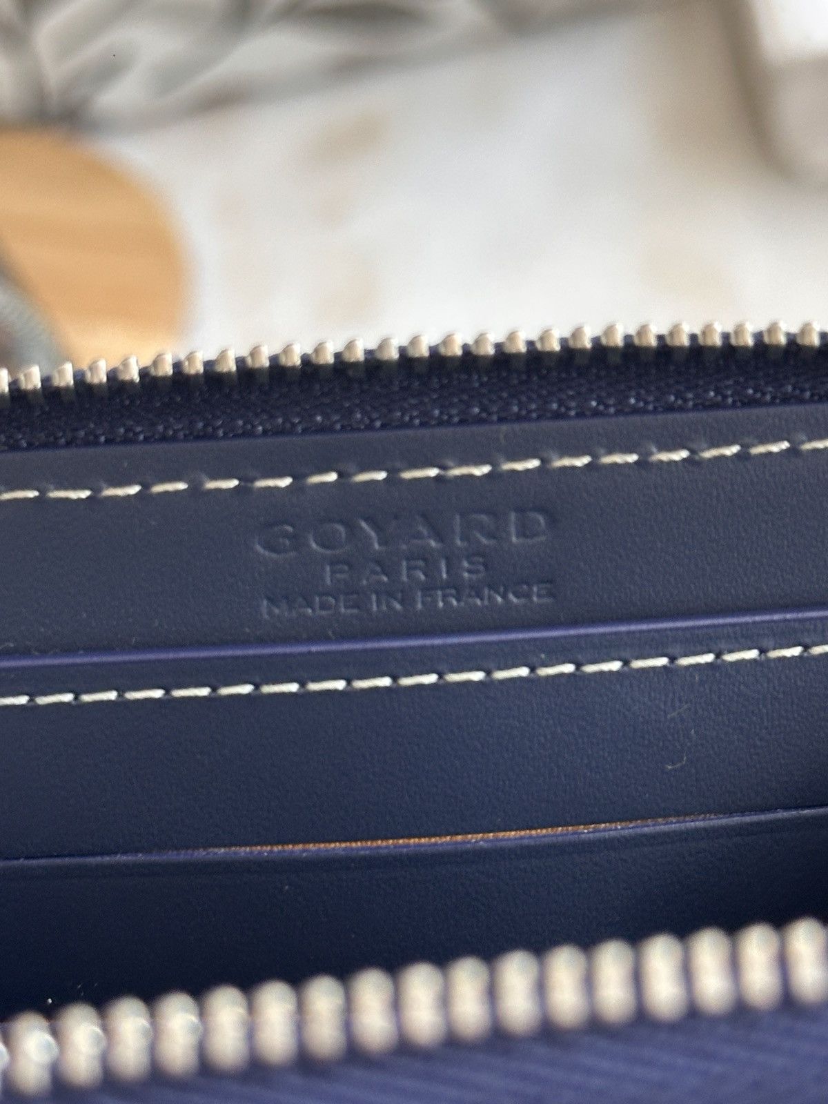 Goyard Goyard Matignon PM Wallet - Navy Size ONE SIZE - 8 Thumbnail
