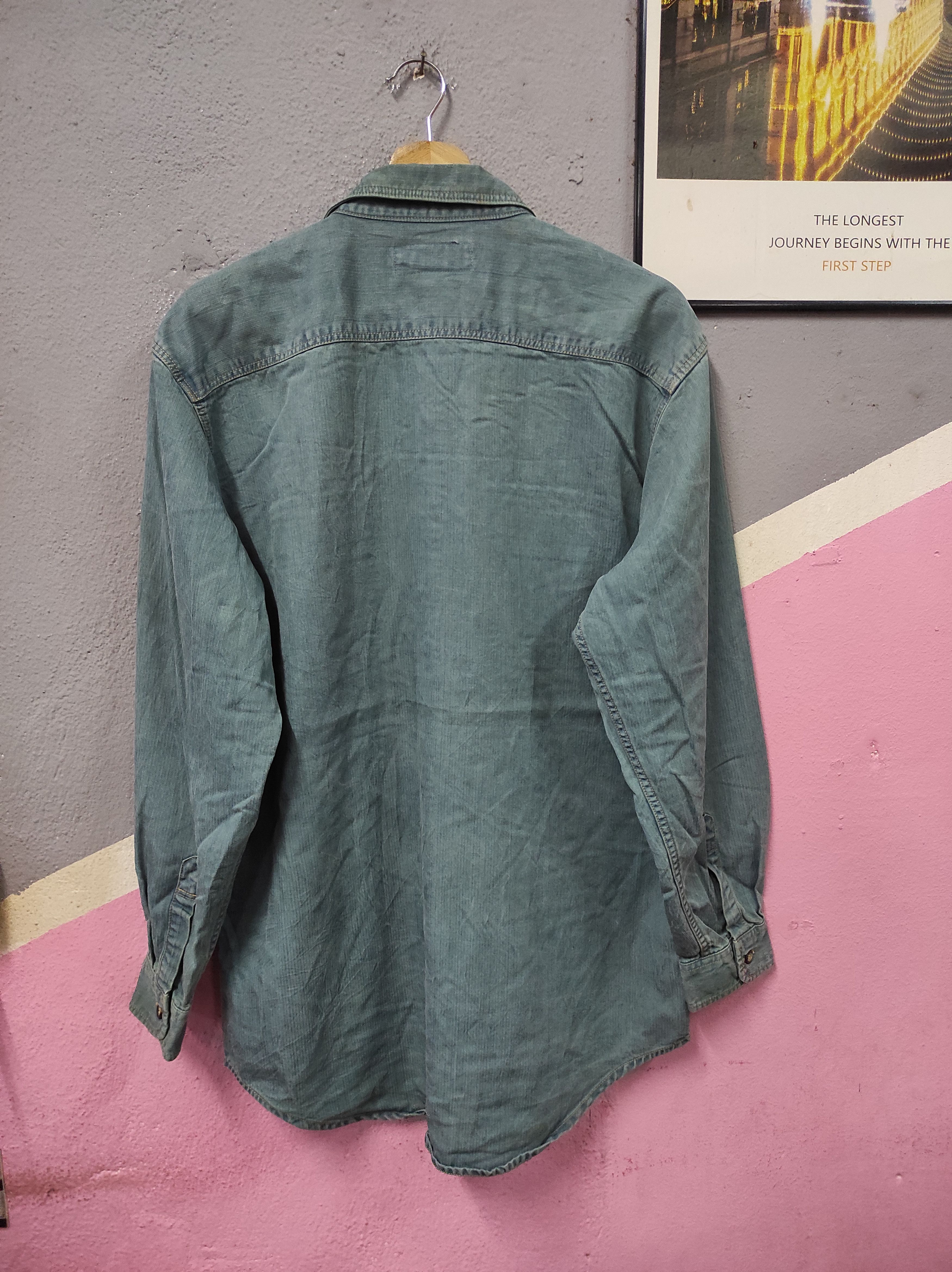 Kenzo KENZO JEANS VTG SHIRT BUTTON UP Size US M / EU 48-50 / 2 - 5 Thumbnail